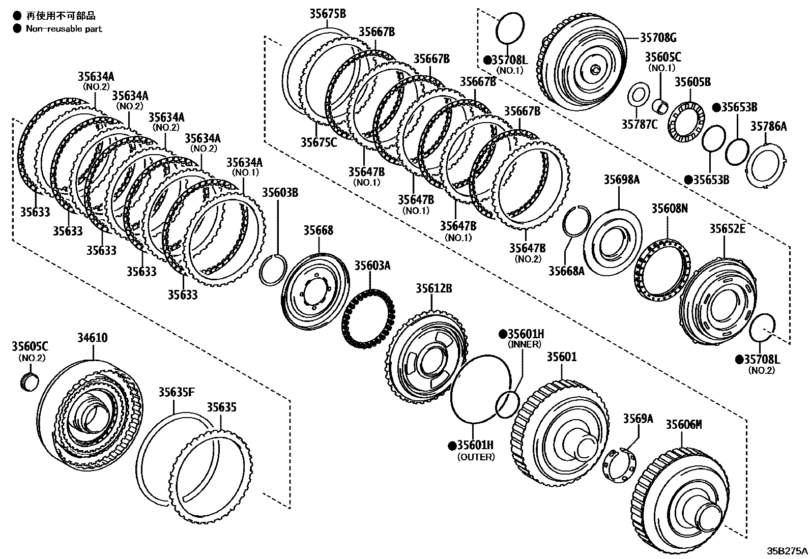 3507 — BRAKE BAND & MULTIPLE DISC CLUTCH (ATM)