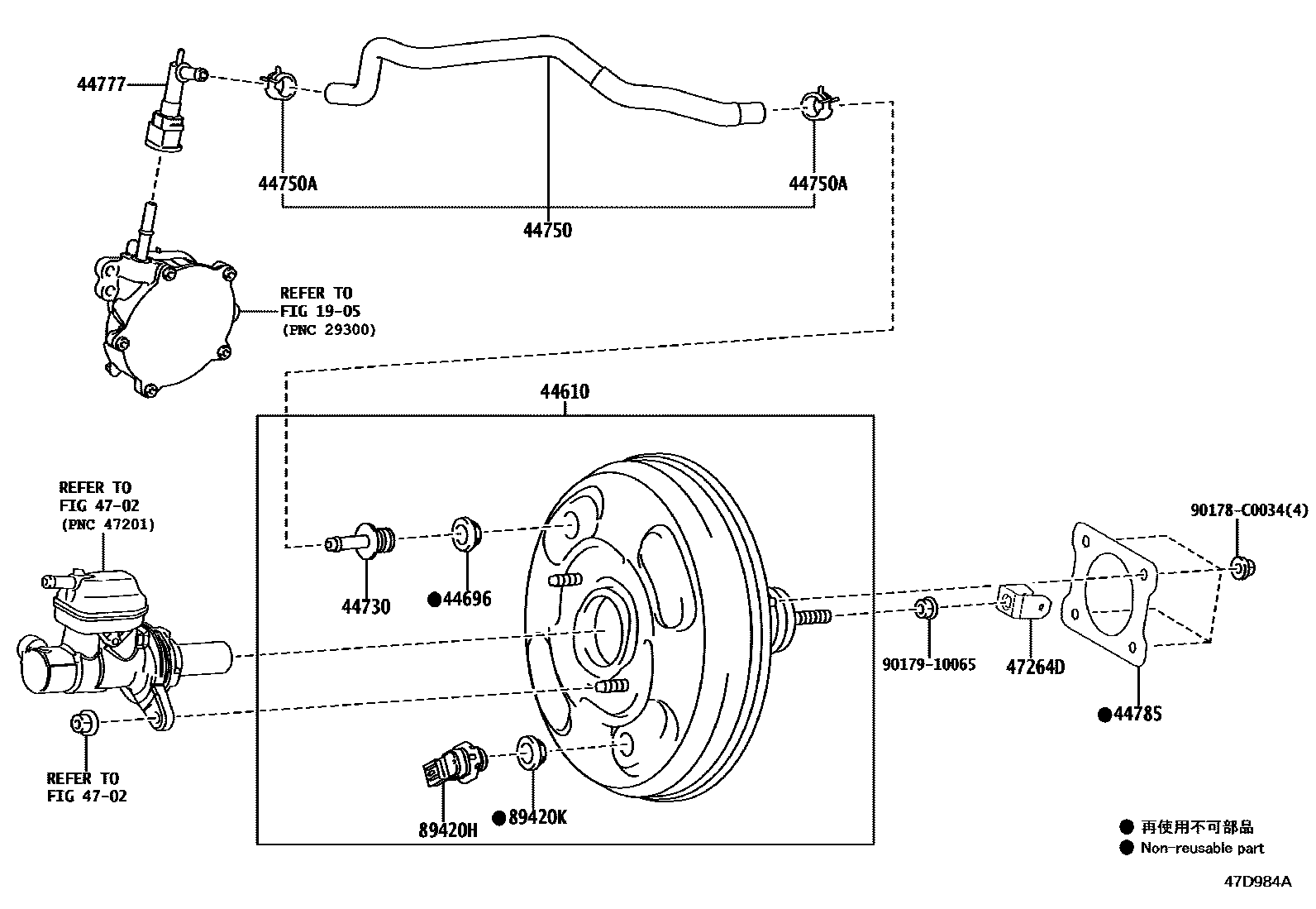 4703 — BRAKE BOOSTER & VACUUM TUBE