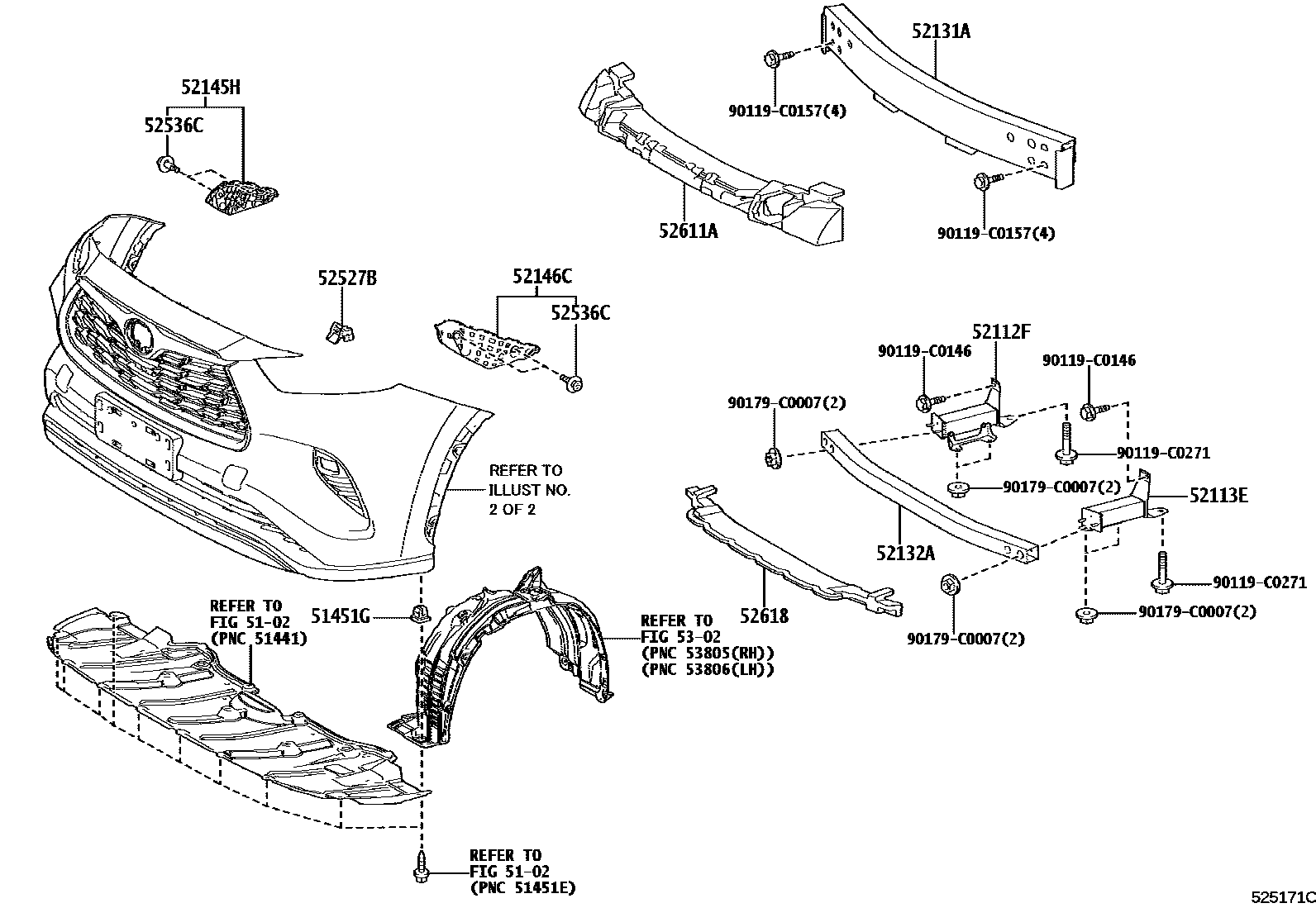 5201 — FRONT BUMPER & BUMPER STAY