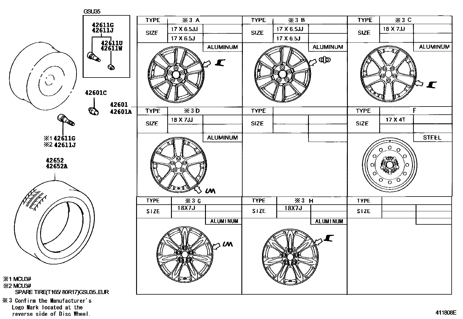 4103 — DISC WHEEL & WHEEL CAP