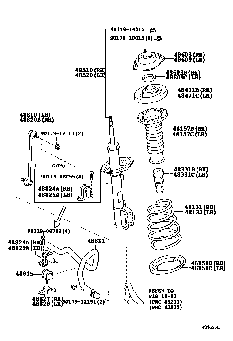 4803 — FRONT SPRING & SHOCK ABSORBER
