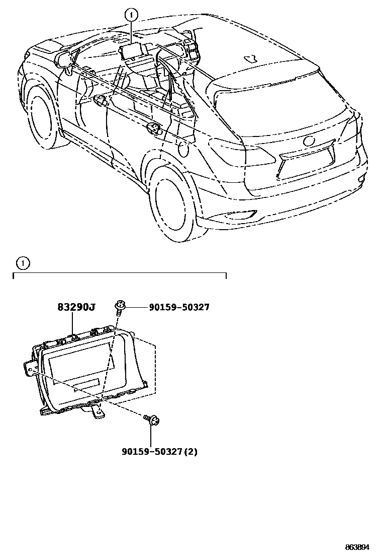 8603 — NAVIGATION & FRONT MONITOR DISPLAY