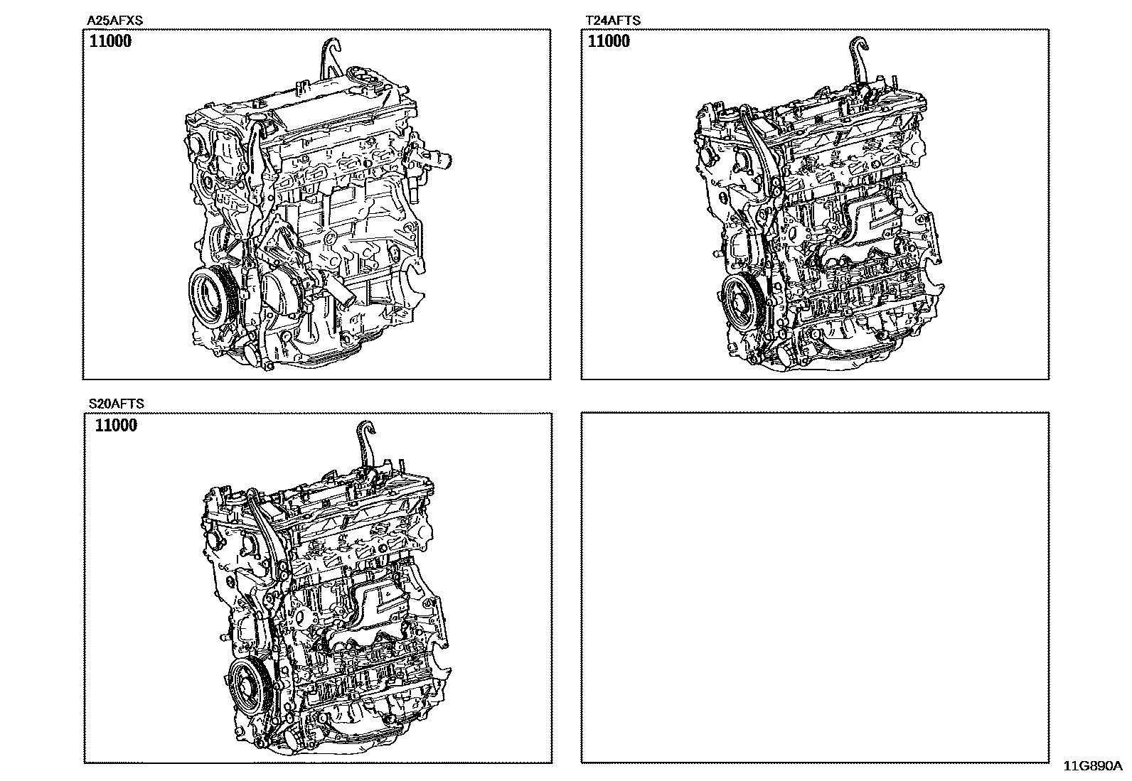 1101 — PARTIAL ENGINE ASSEMBLY