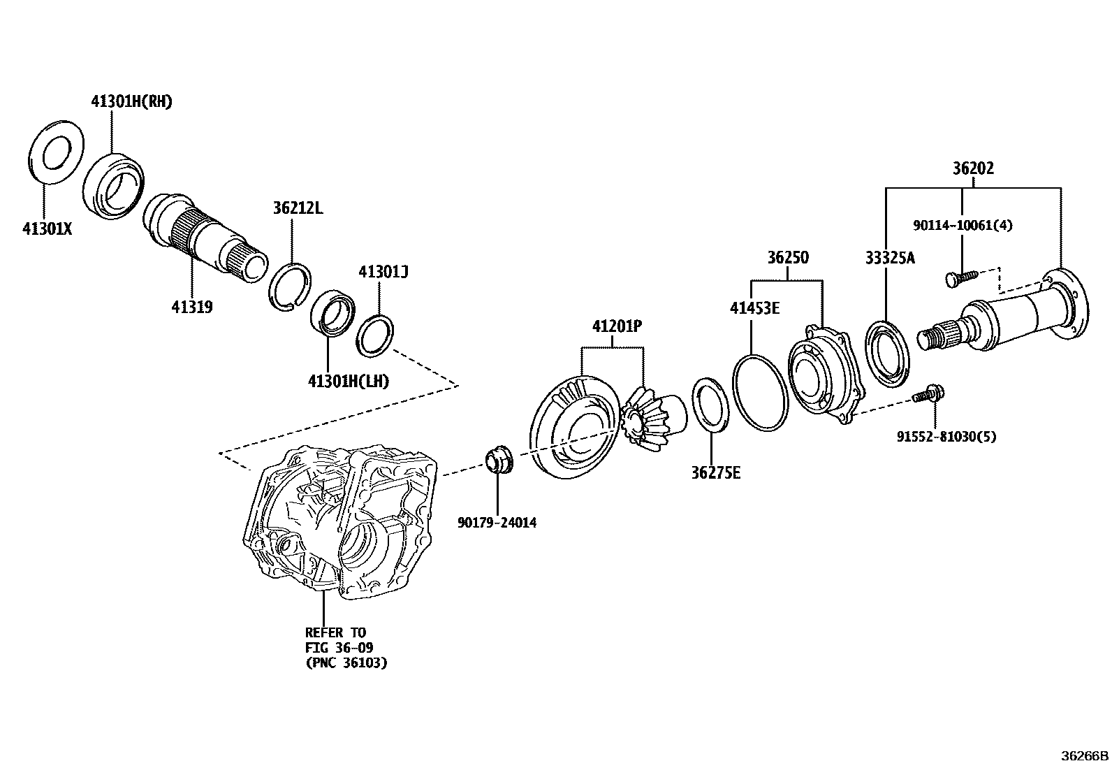 3610 — TRANSFER GEAR