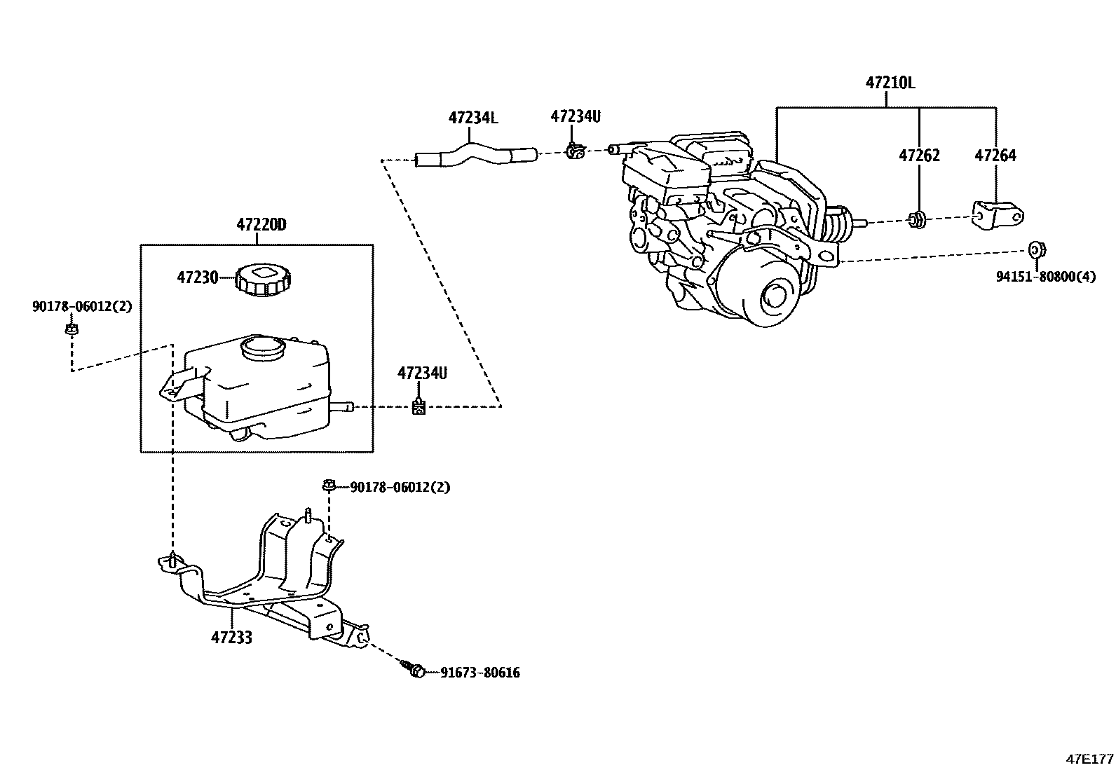 4702 — BRAKE MASTER CYLINDER
