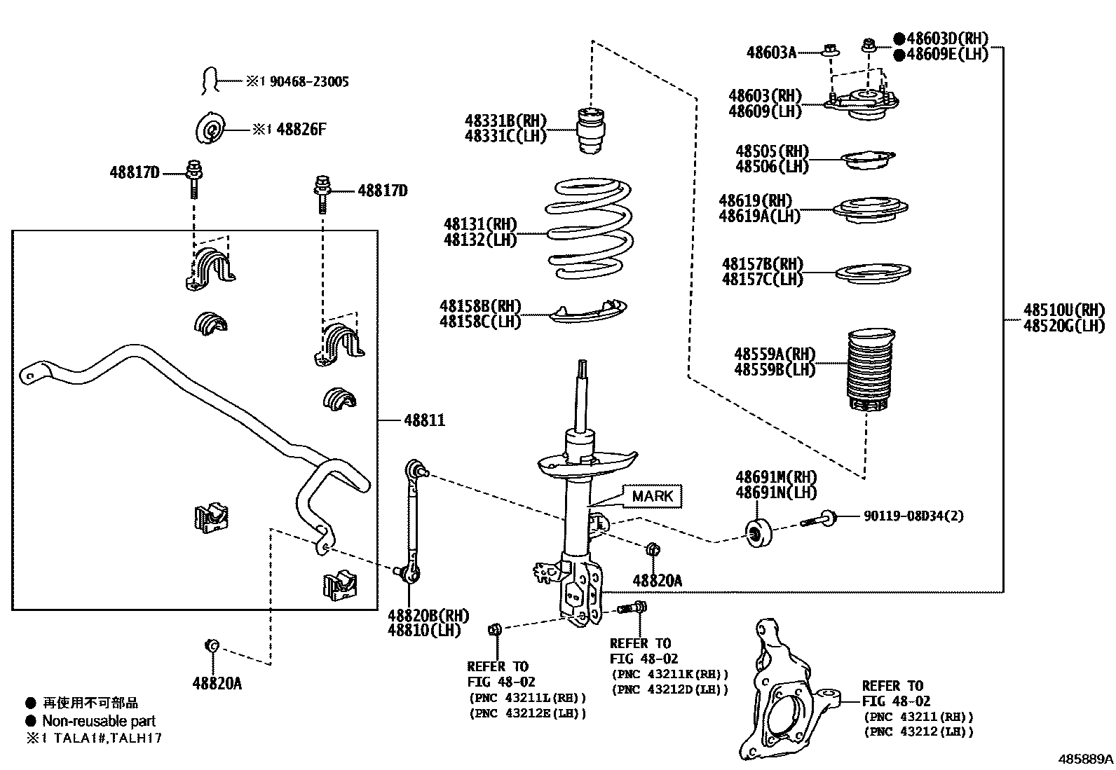 4803 — FRONT SPRING & SHOCK ABSORBER