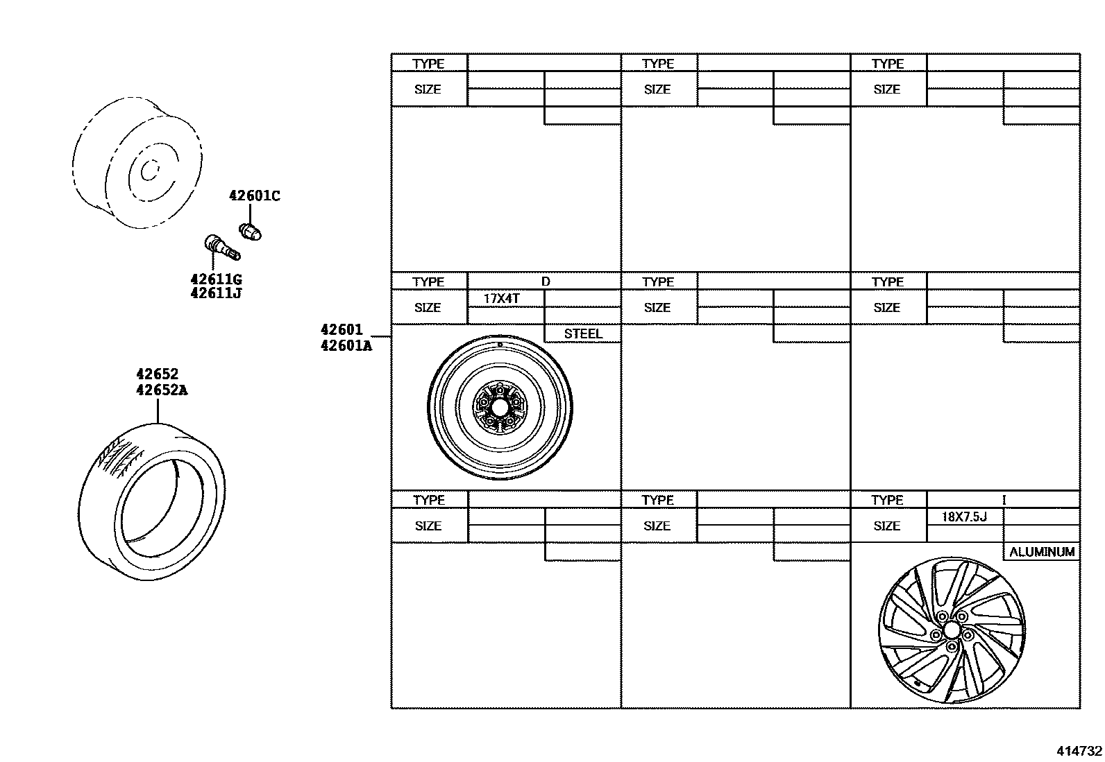 4103 — DISC WHEEL & WHEEL CAP