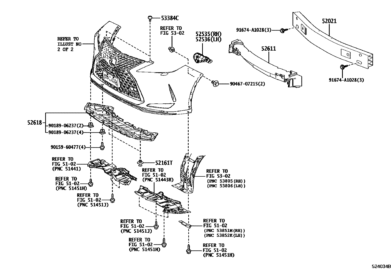 5201 — FRONT BUMPER & BUMPER STAY
