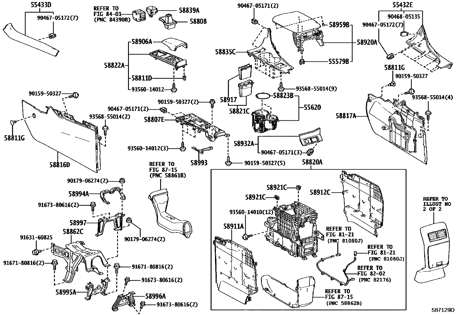 5806 — CONSOLE BOX & BRACKET