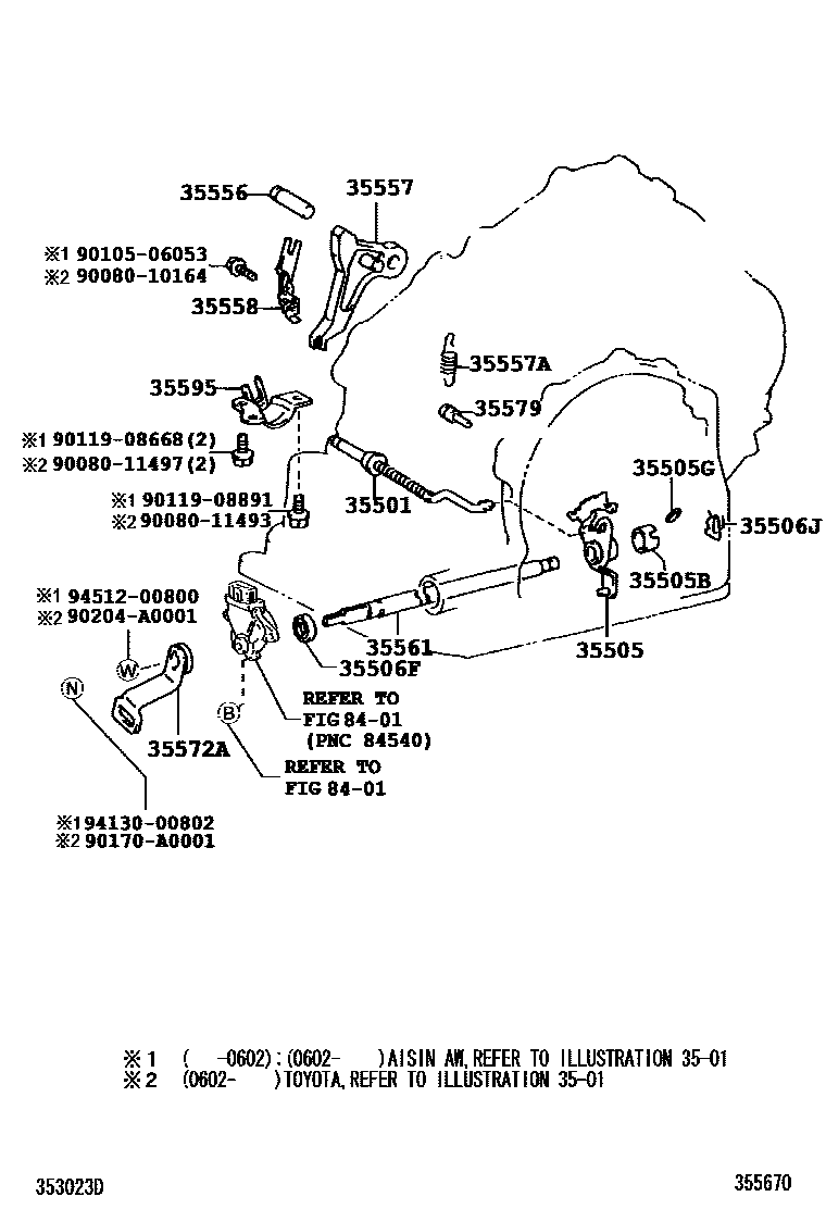3513 — THROTTLE LINK & VALVE LEVER (ATM)