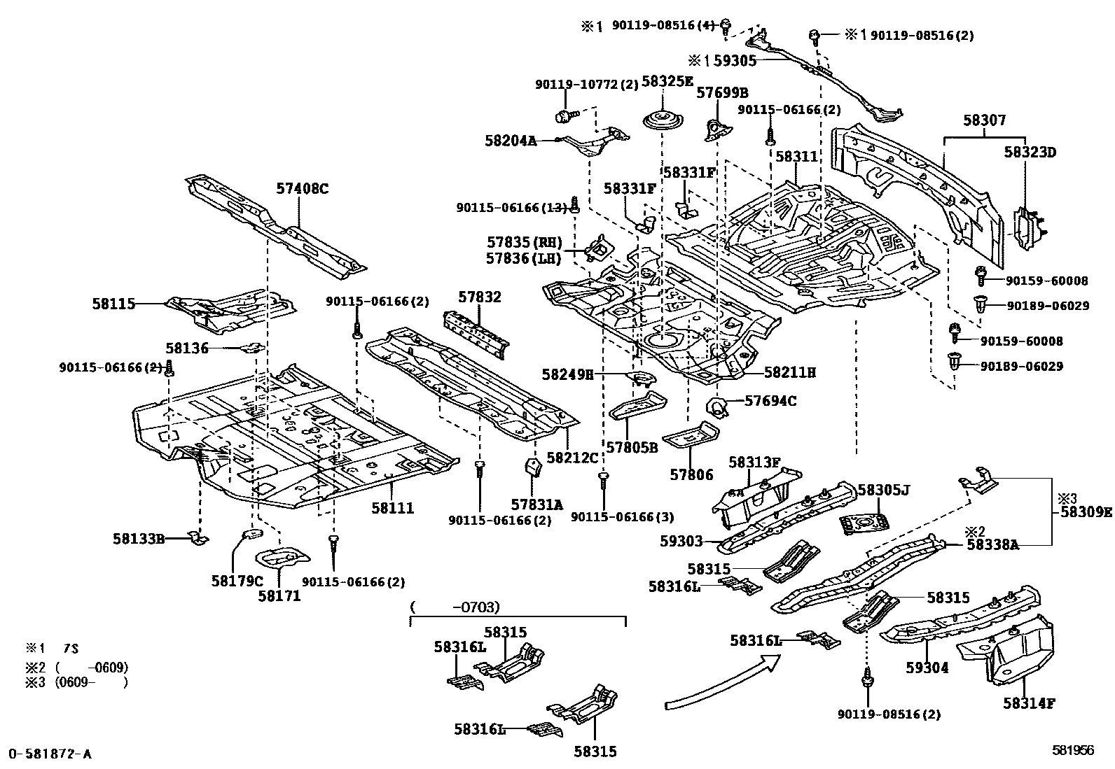 5801 — FLOOR PAN & LOWER BACK PANEL