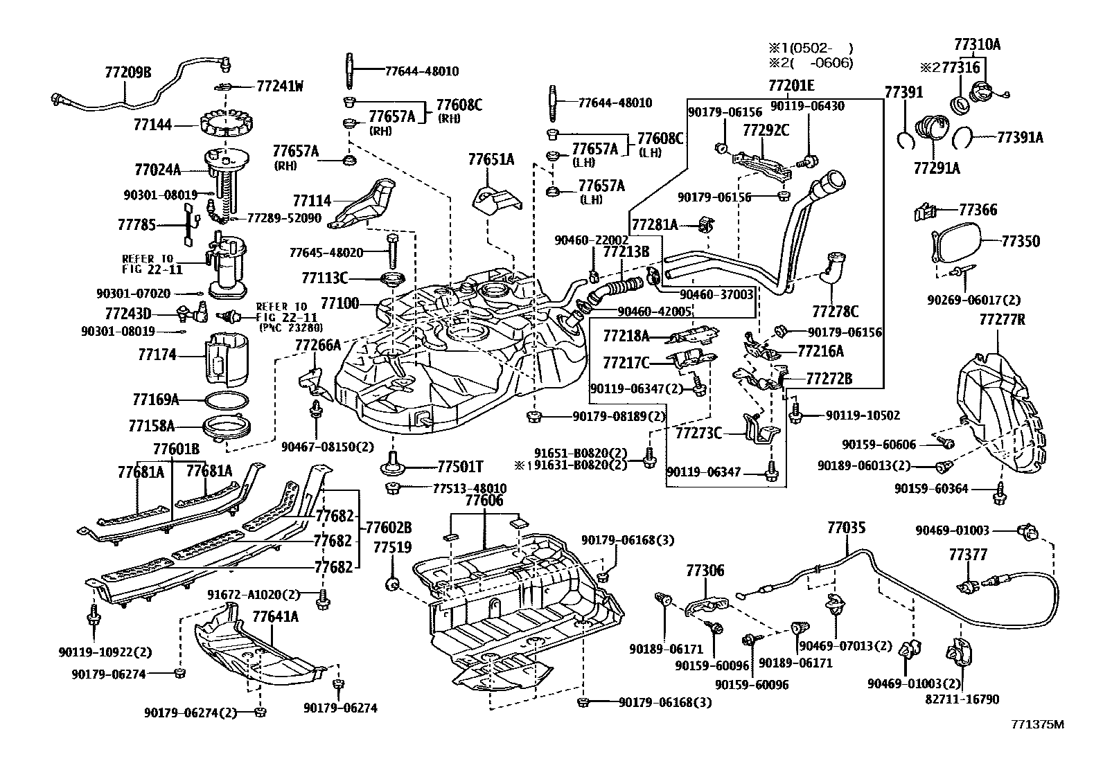 7701 — FUEL TANK & TUBE