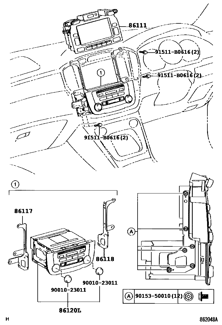 8603 — NAVIGATION & FRONT MONITOR DISPLAY