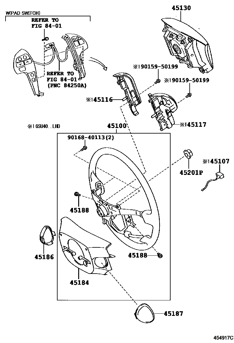 4504 — STEERING WHEEL