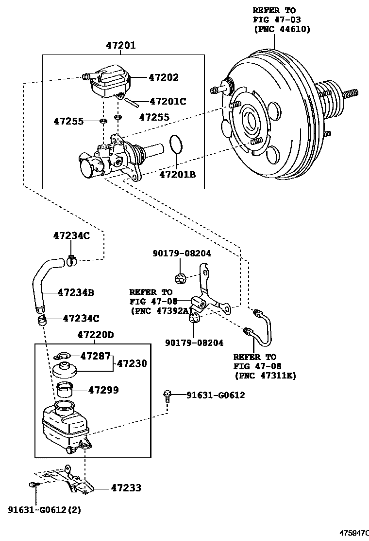 4702 — BRAKE MASTER CYLINDER