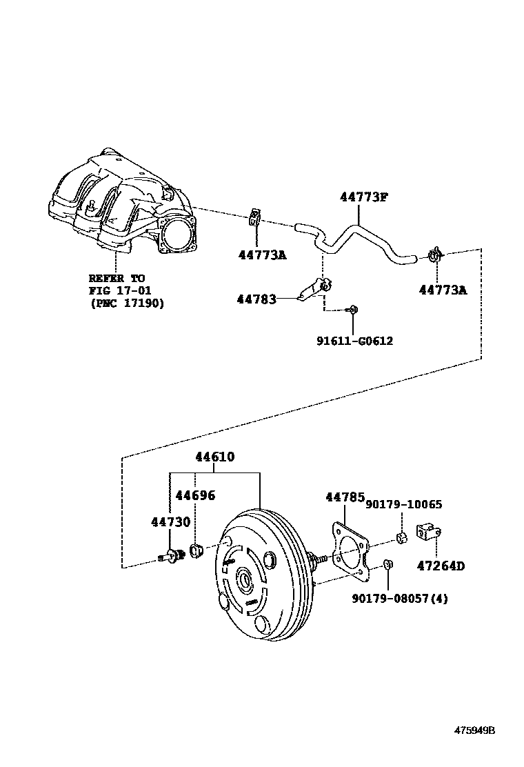 4703 — BRAKE BOOSTER & VACUUM TUBE