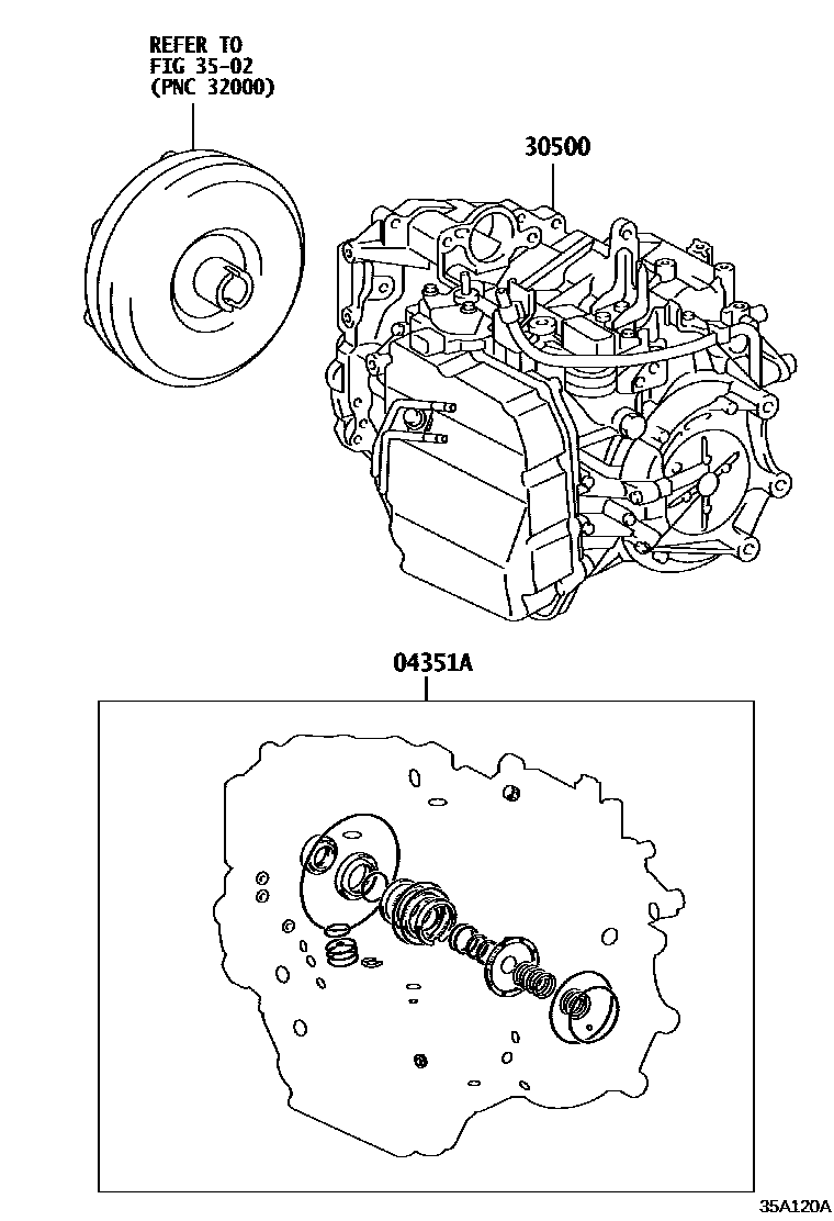 3501 — TRANSAXLE OR TRANSMISSION ASSY & GASKET KIT (ATM)
