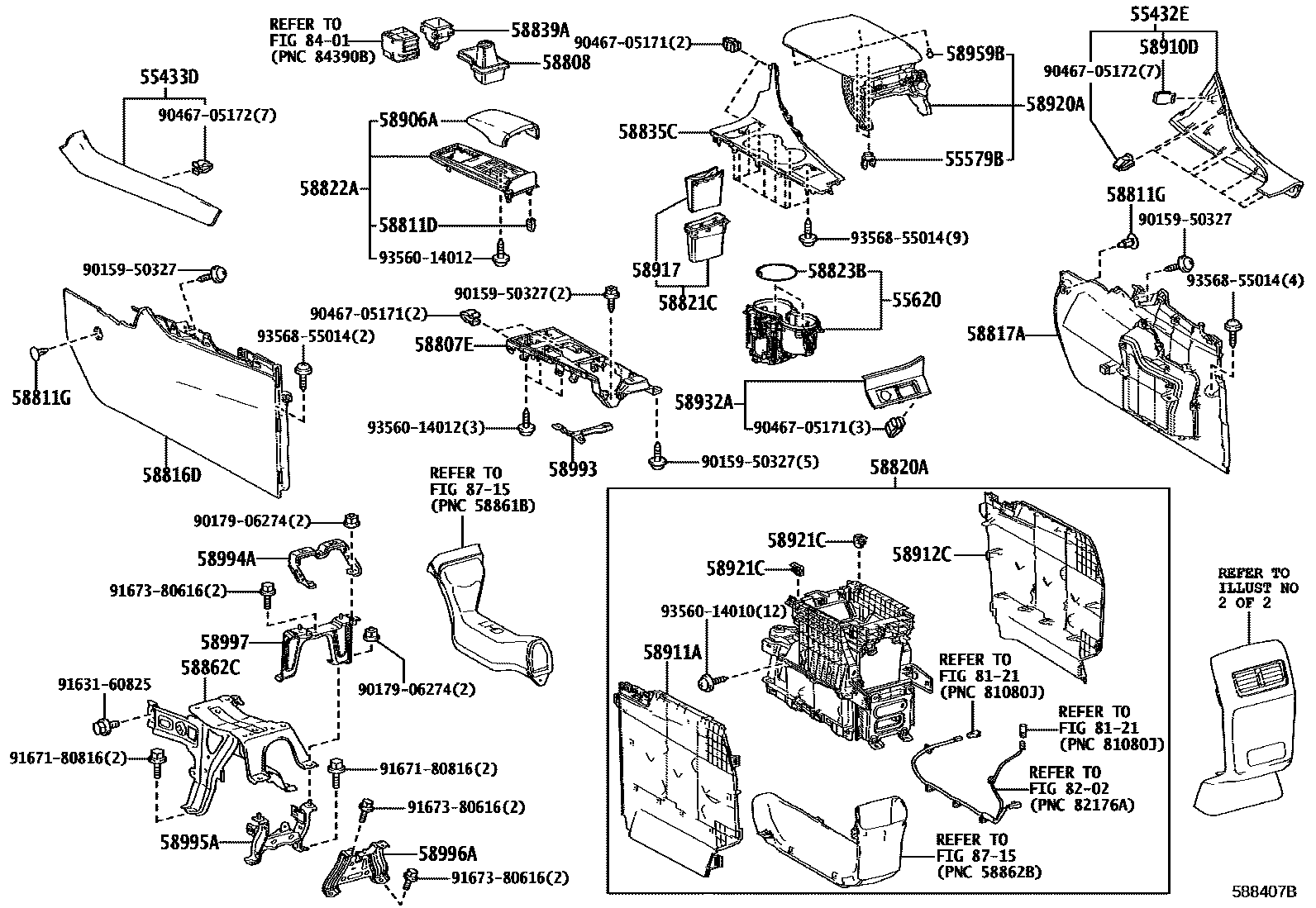 5806 — CONSOLE BOX & BRACKET