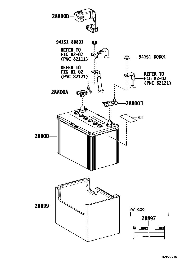 8201 — BATTERY & BATTERY CABLE