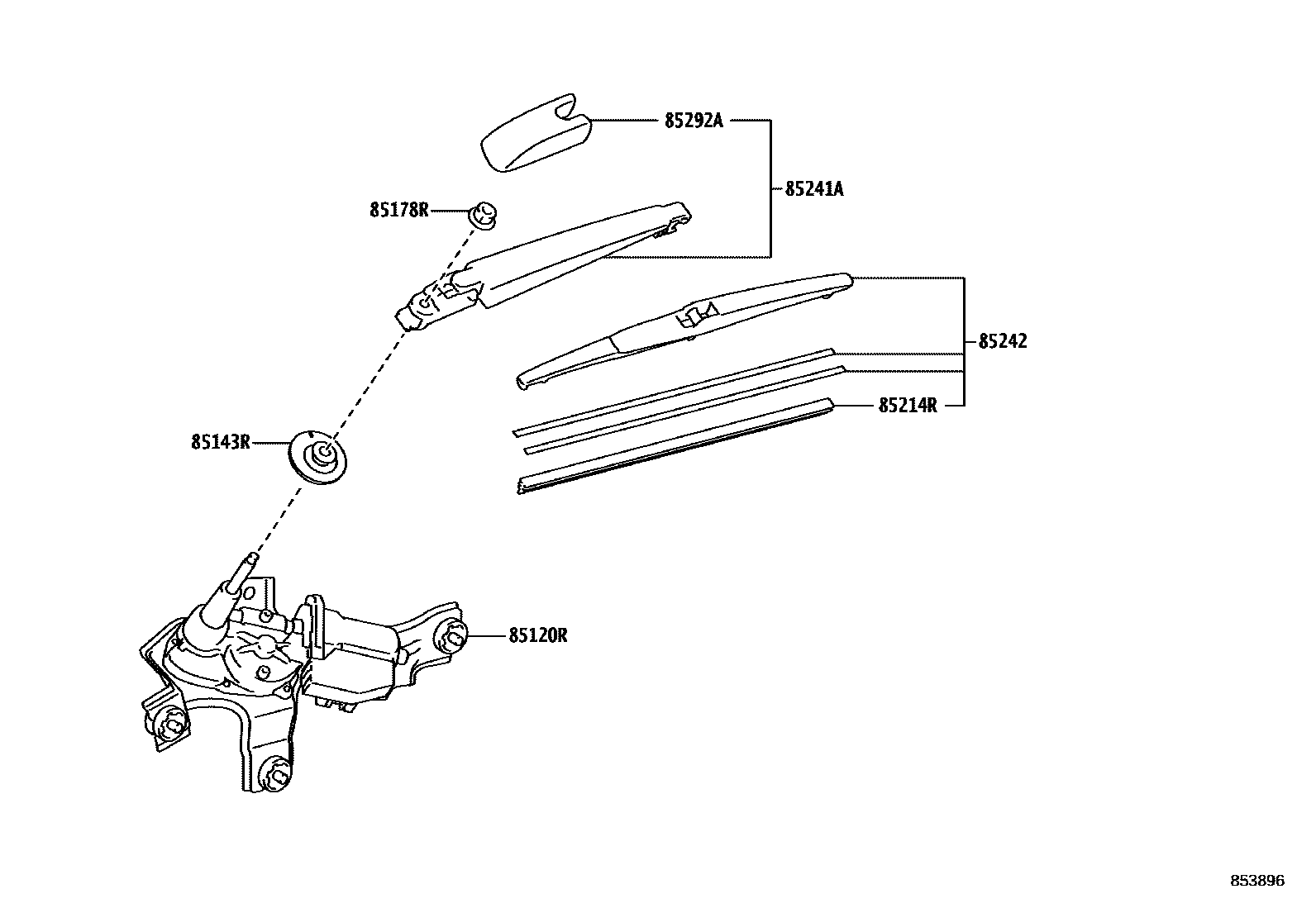 8502 — REAR WIPER