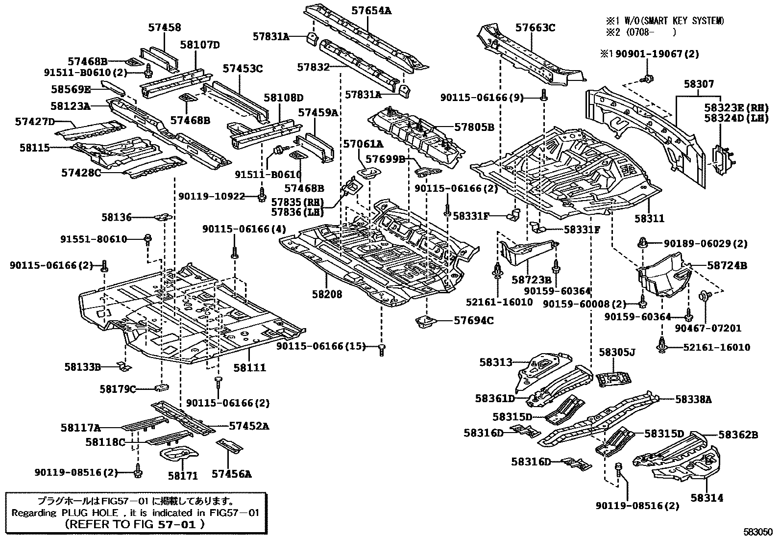 5801 — FLOOR PAN & LOWER BACK PANEL