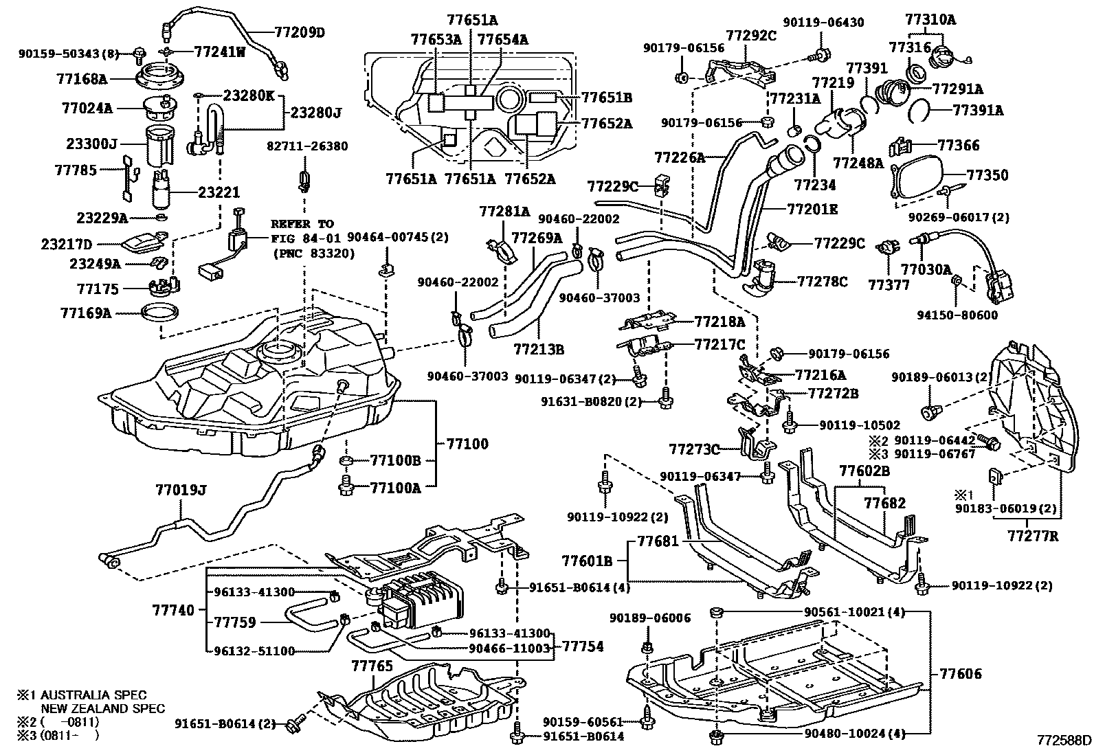 7701 — FUEL TANK & TUBE