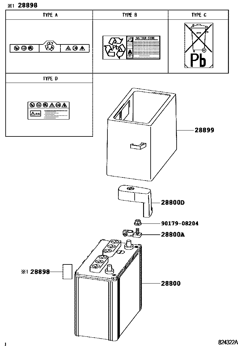 8201 — BATTERY & BATTERY CABLE