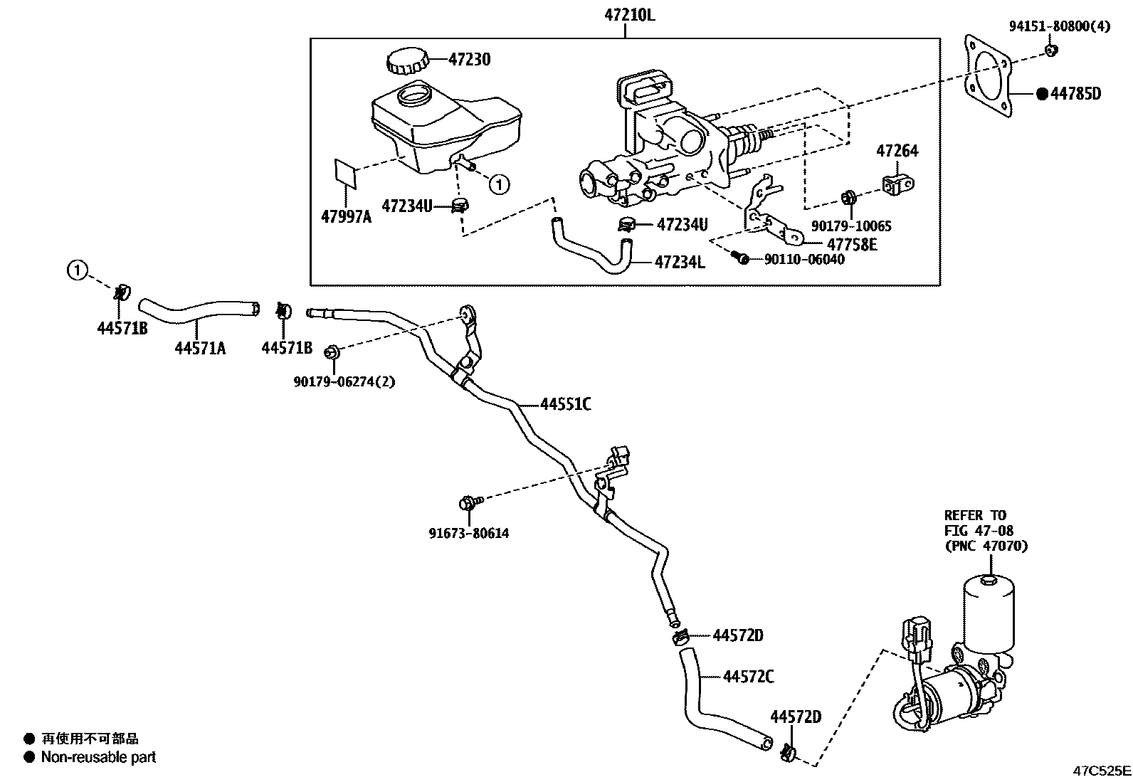 4702 — BRAKE MASTER CYLINDER