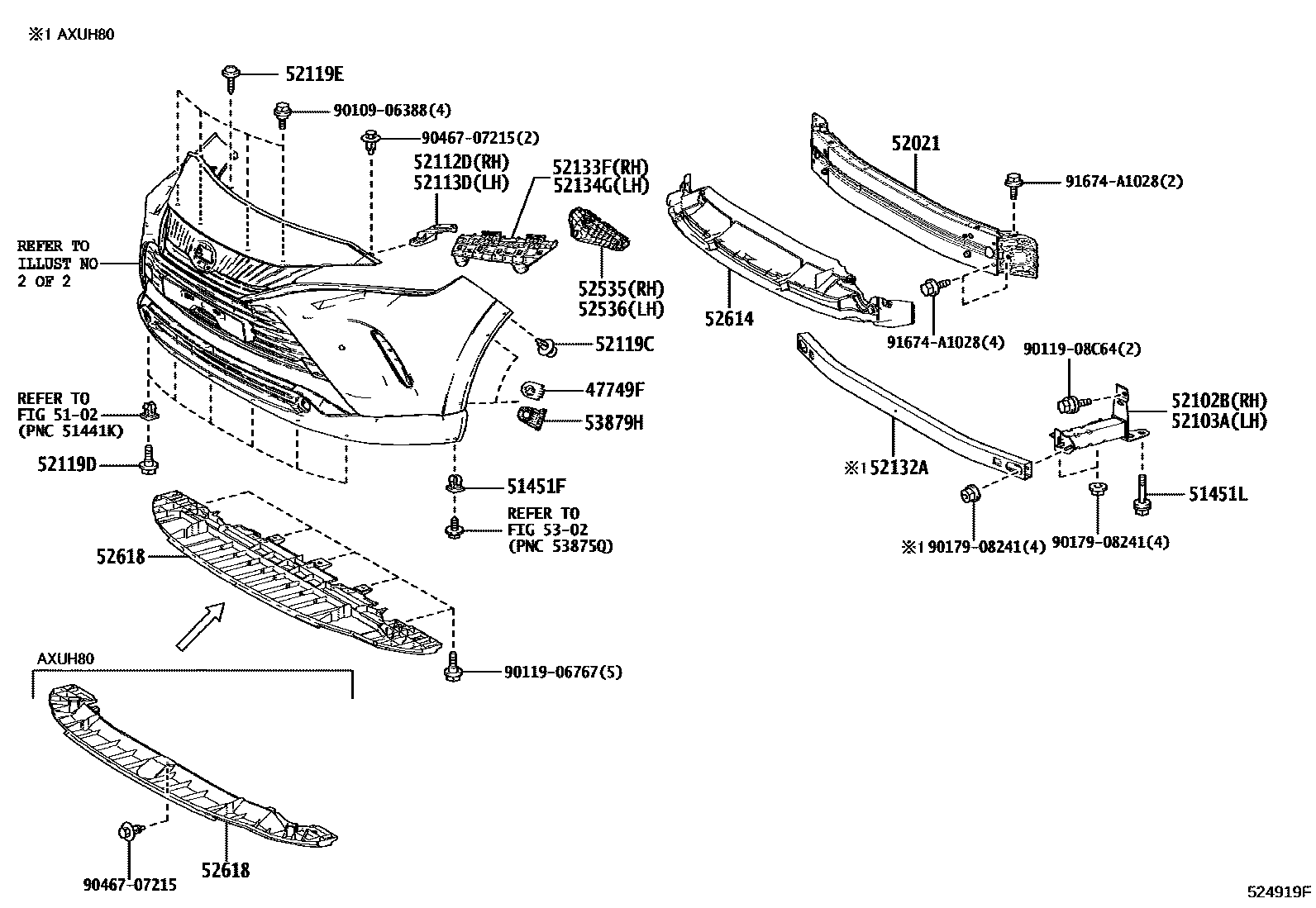 5201 — FRONT BUMPER & BUMPER STAY