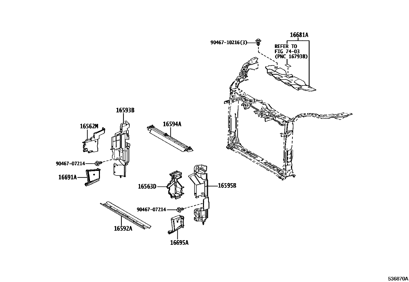 5304 — FRONT FENDER APRON & DASH PANEL