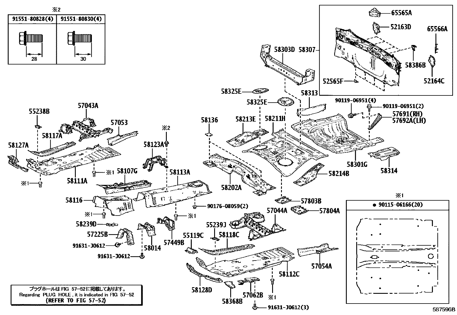 5801 — FLOOR PAN & LOWER BACK PANEL