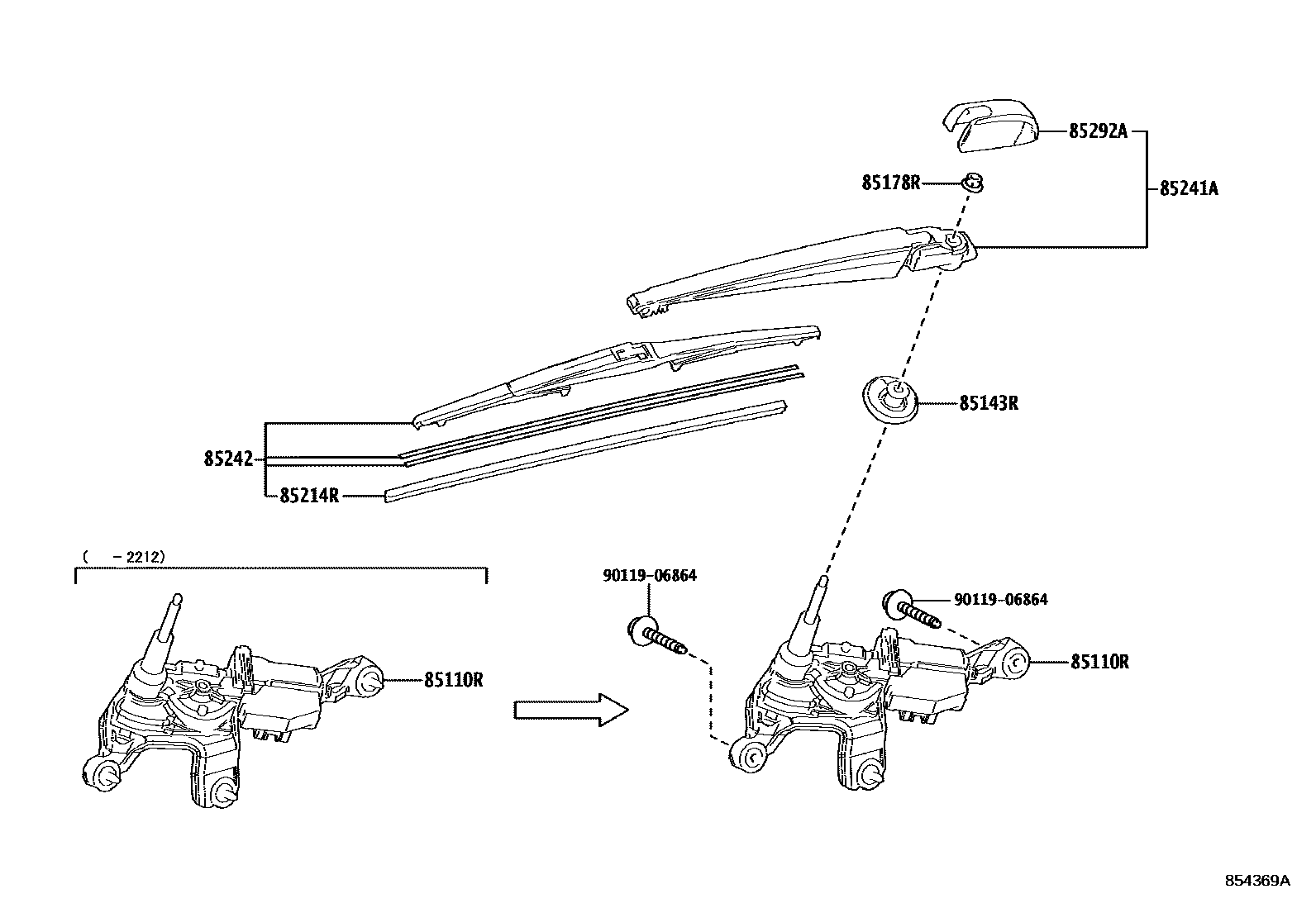 8502 — REAR WIPER
