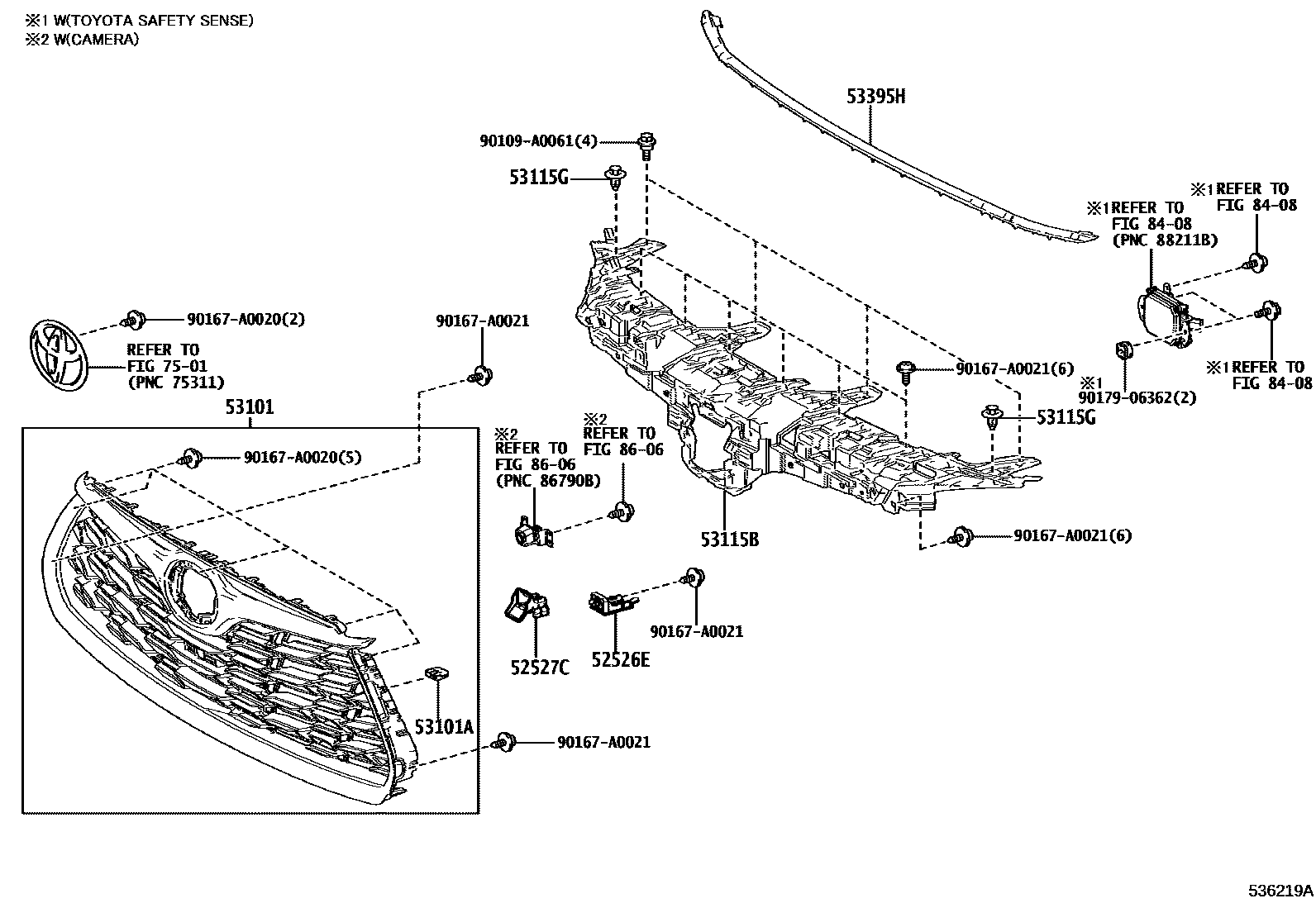 5301 — RADIATOR GRILLE