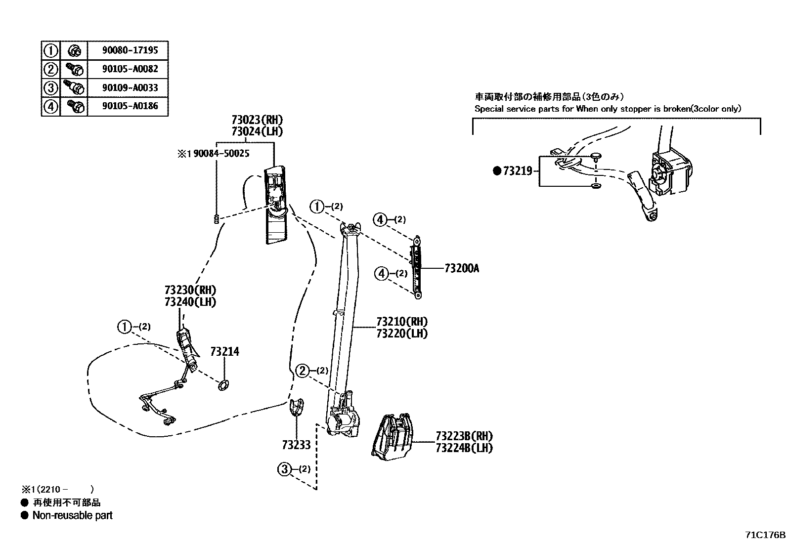 7104 — SEAT BELT & CHILD RESTRAINT SEAT