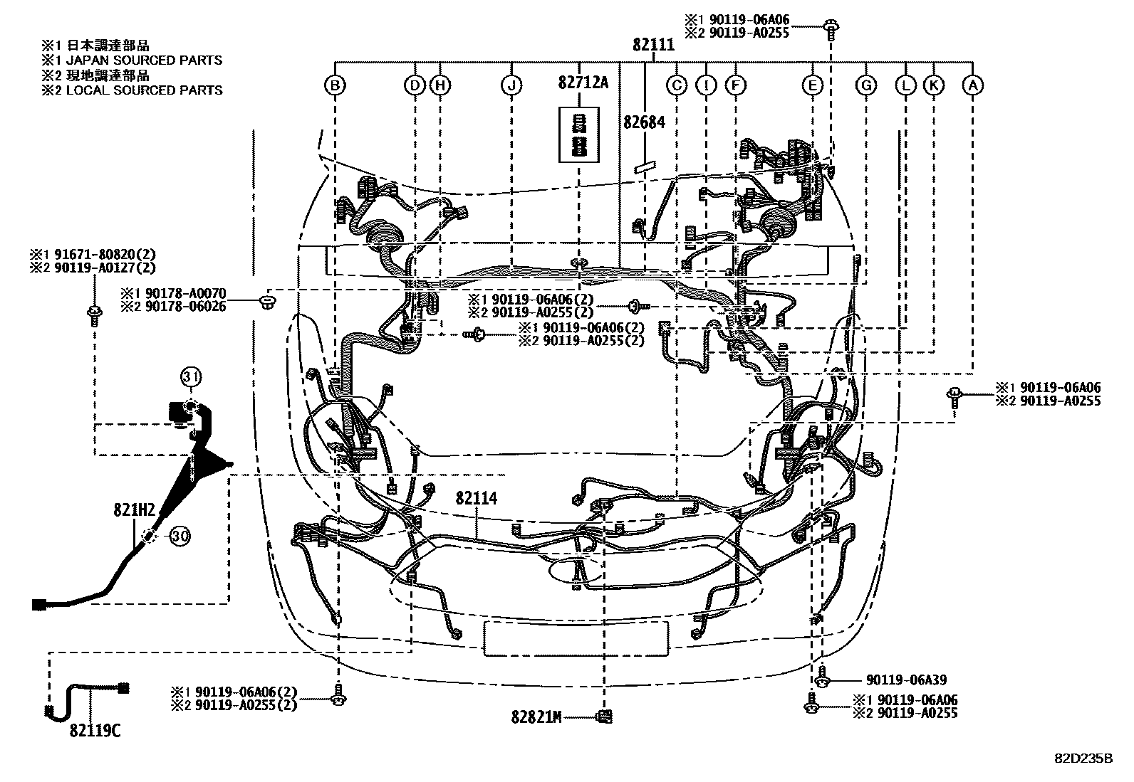 8202 — WIRING & CLAMP