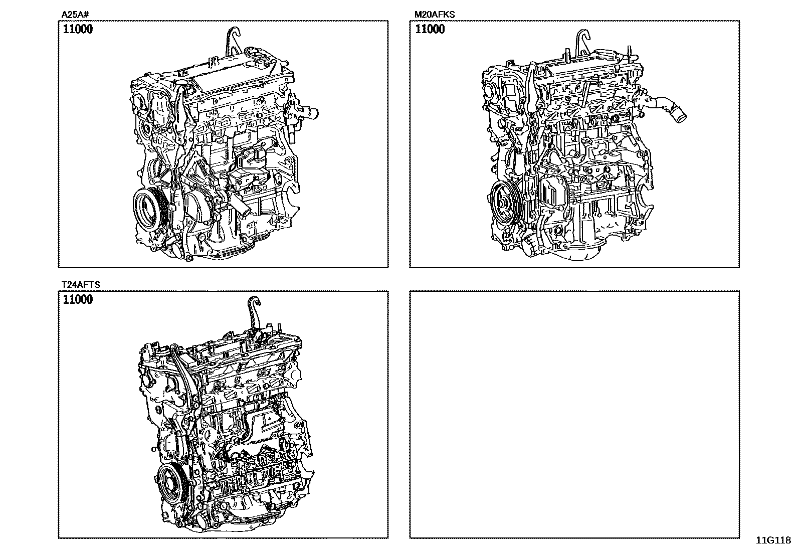1101 — PARTIAL ENGINE ASSEMBLY