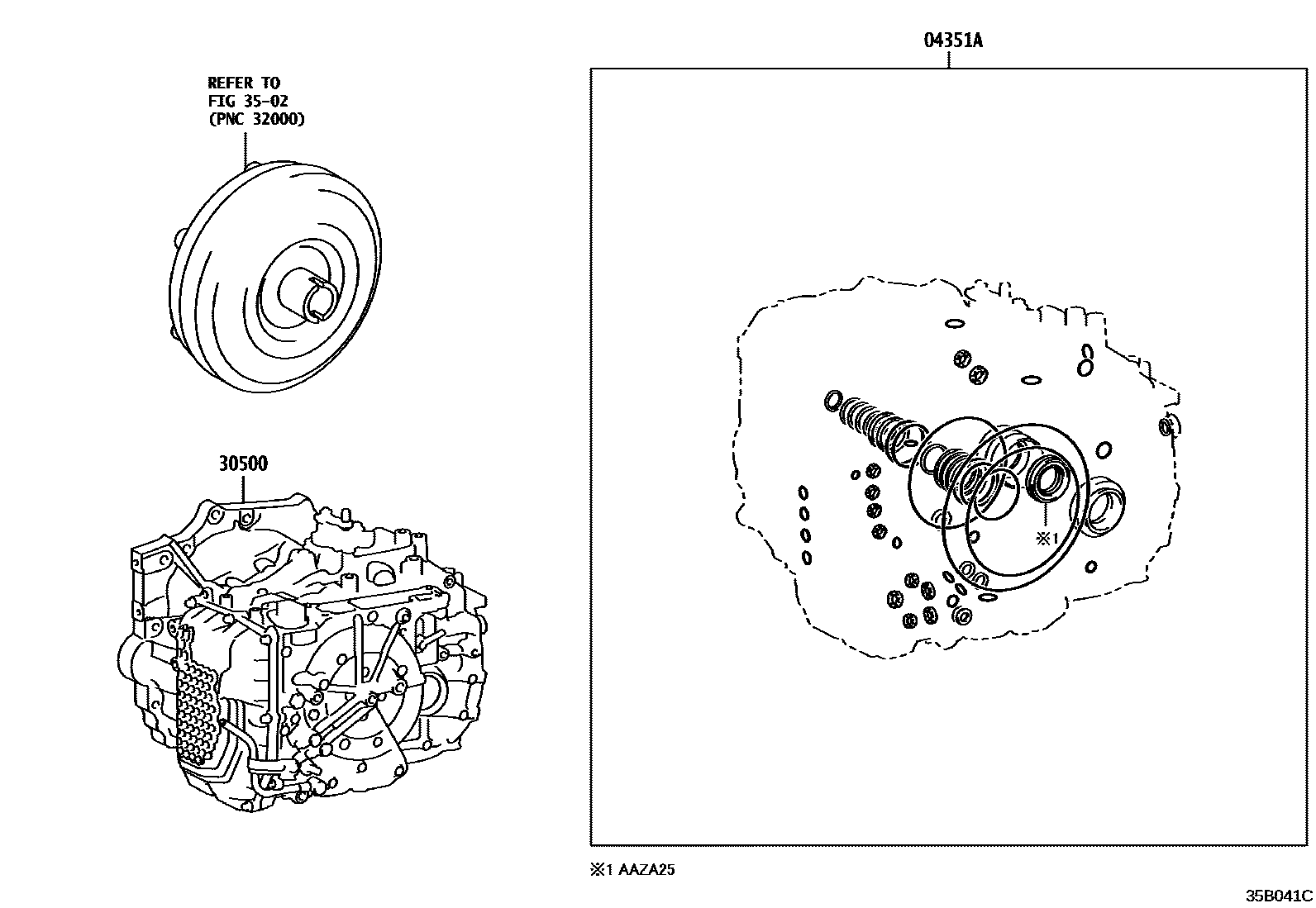 3501 — TRANSAXLE OR TRANSMISSION ASSY & GASKET KIT (ATM)