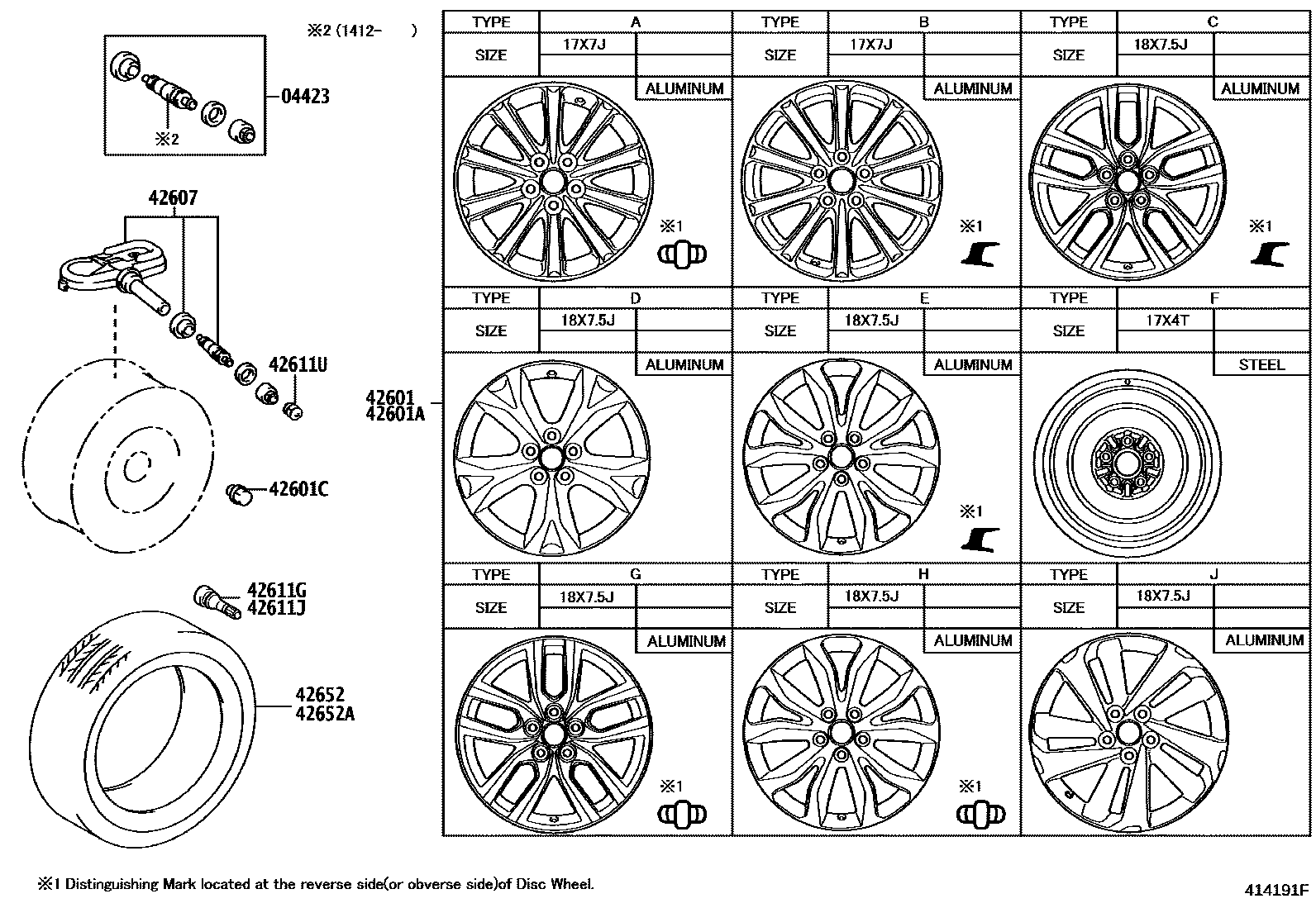 4103 — DISC WHEEL & WHEEL CAP