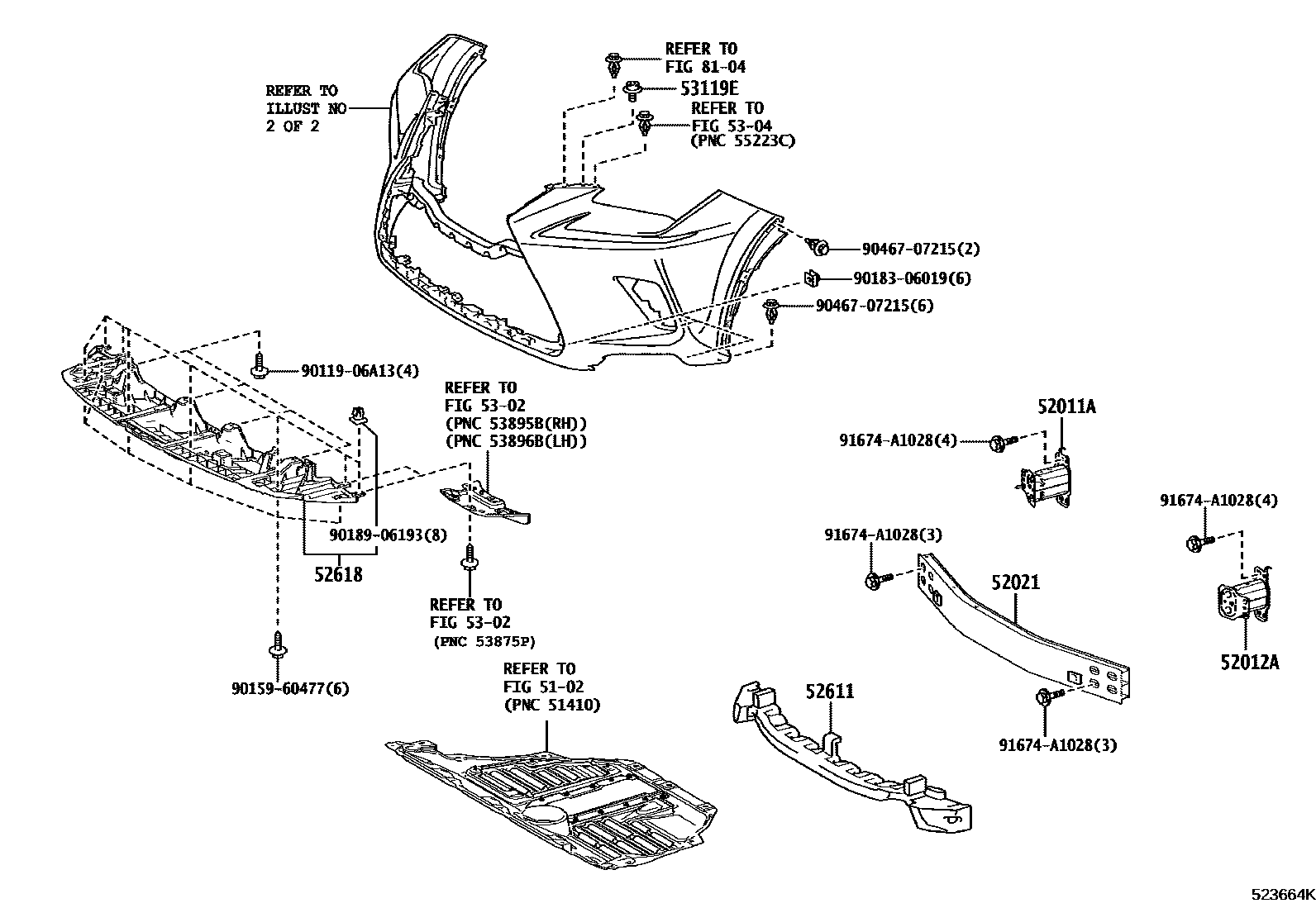 5201 — FRONT BUMPER & BUMPER STAY