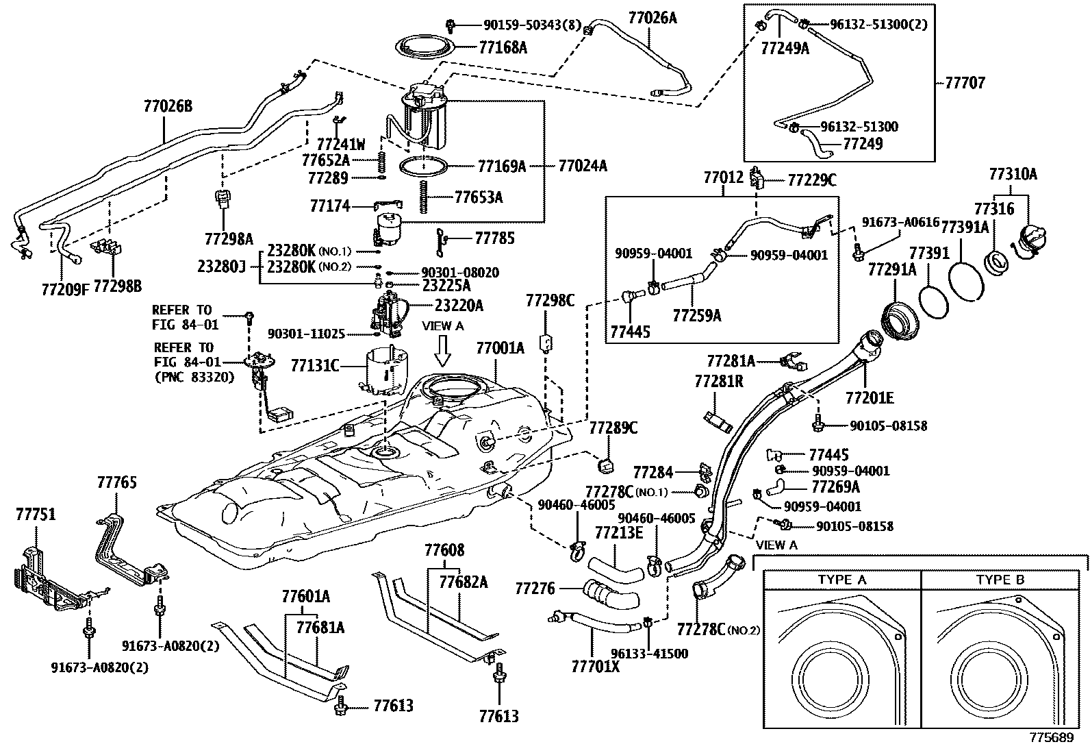 7701 — FUEL TANK & TUBE