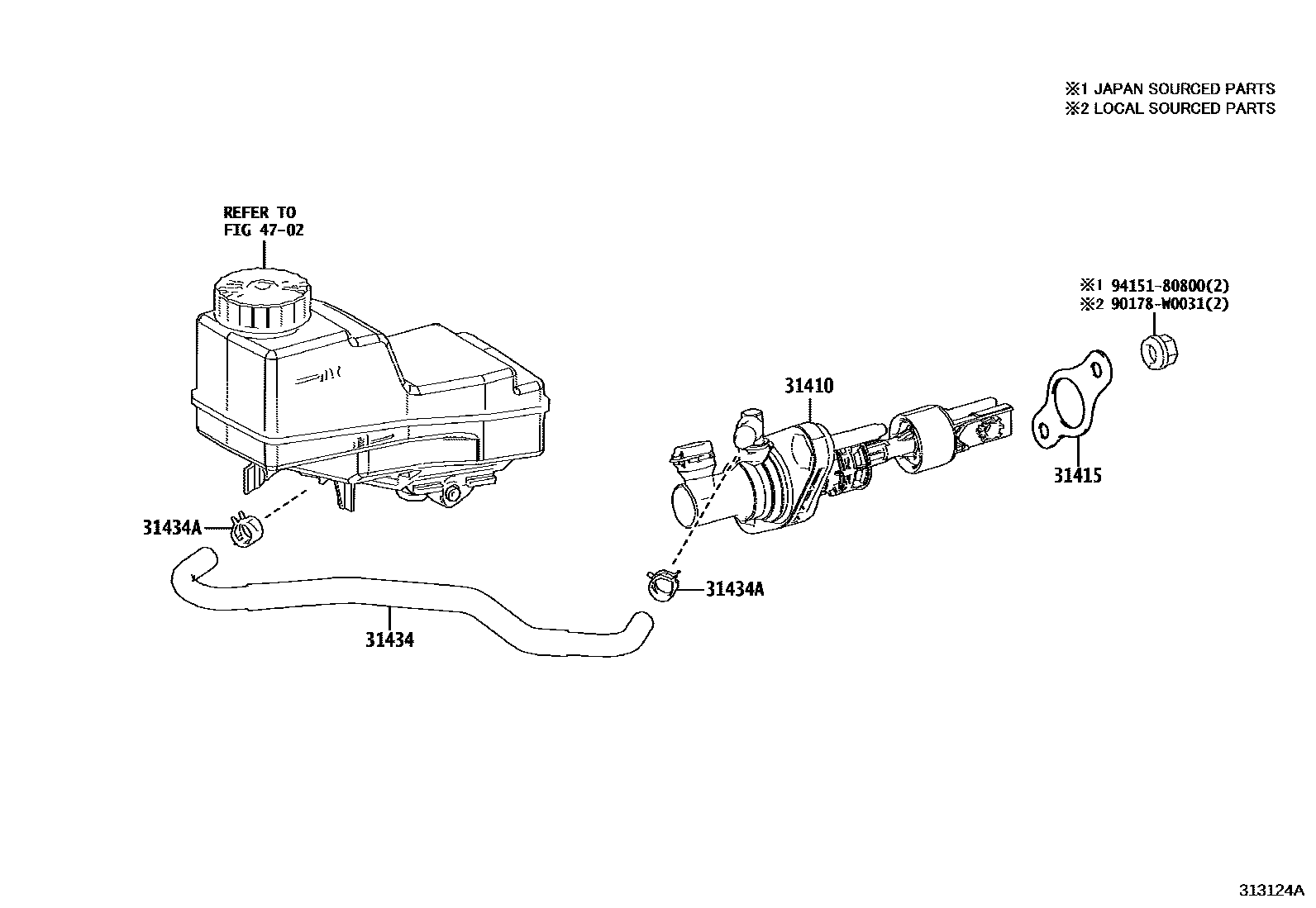 3103 — CLUTCH MASTER CYLINDER