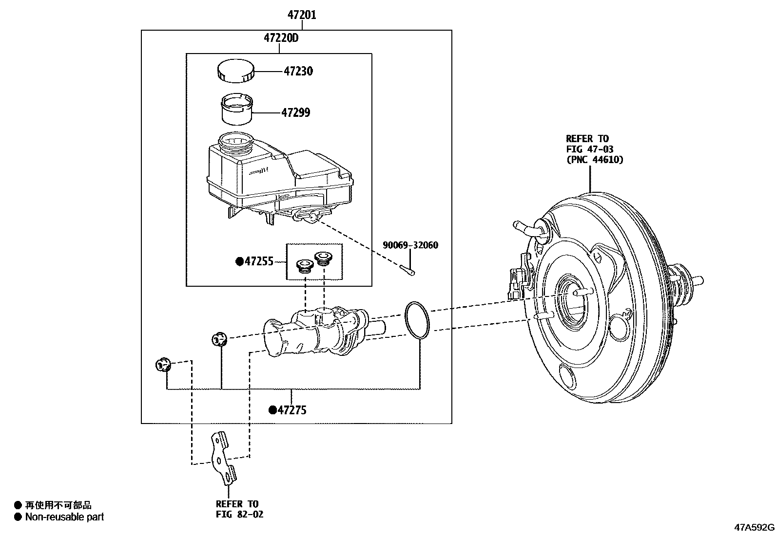 4702 — BRAKE MASTER CYLINDER