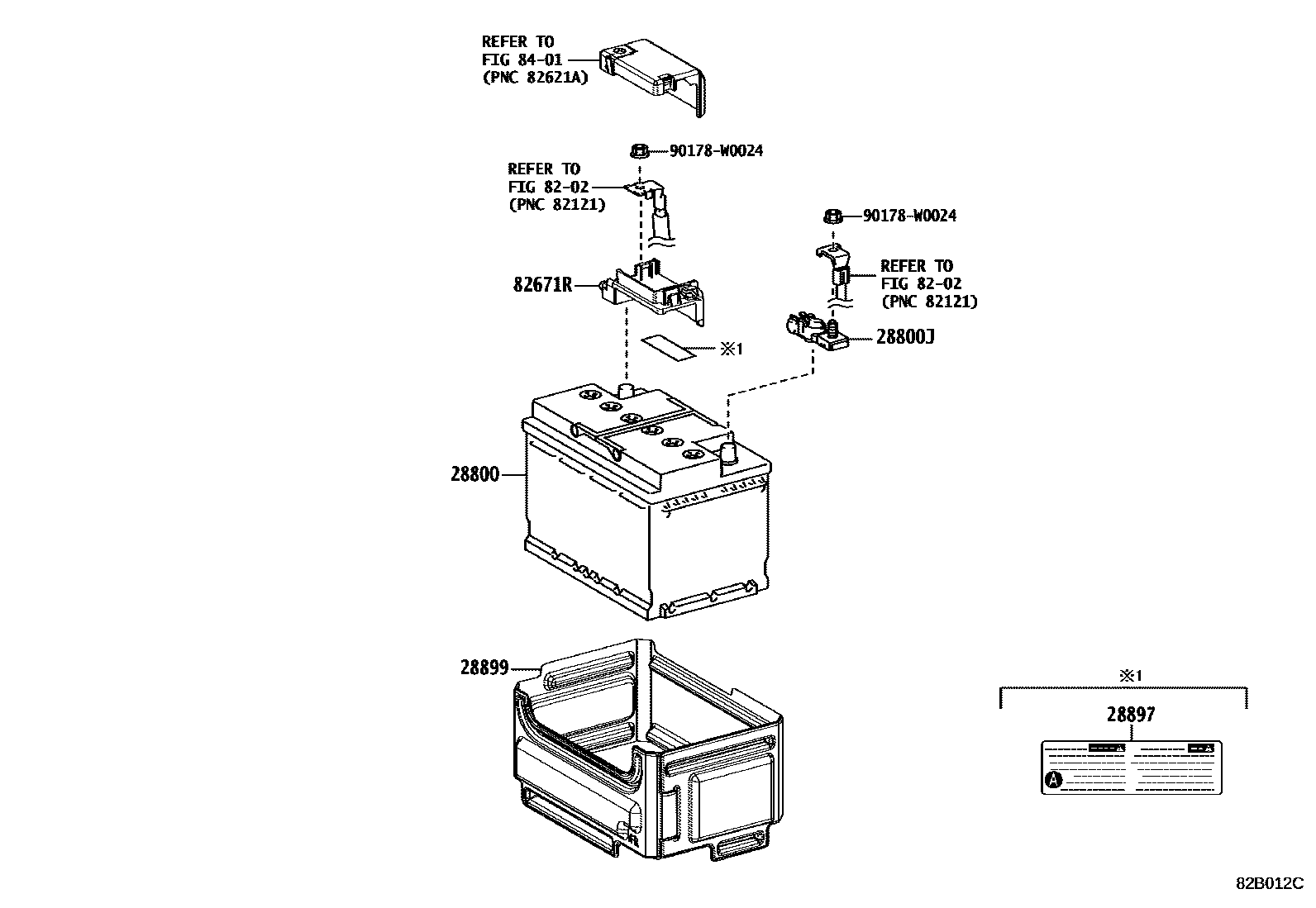 8201 — BATTERY & BATTERY CABLE