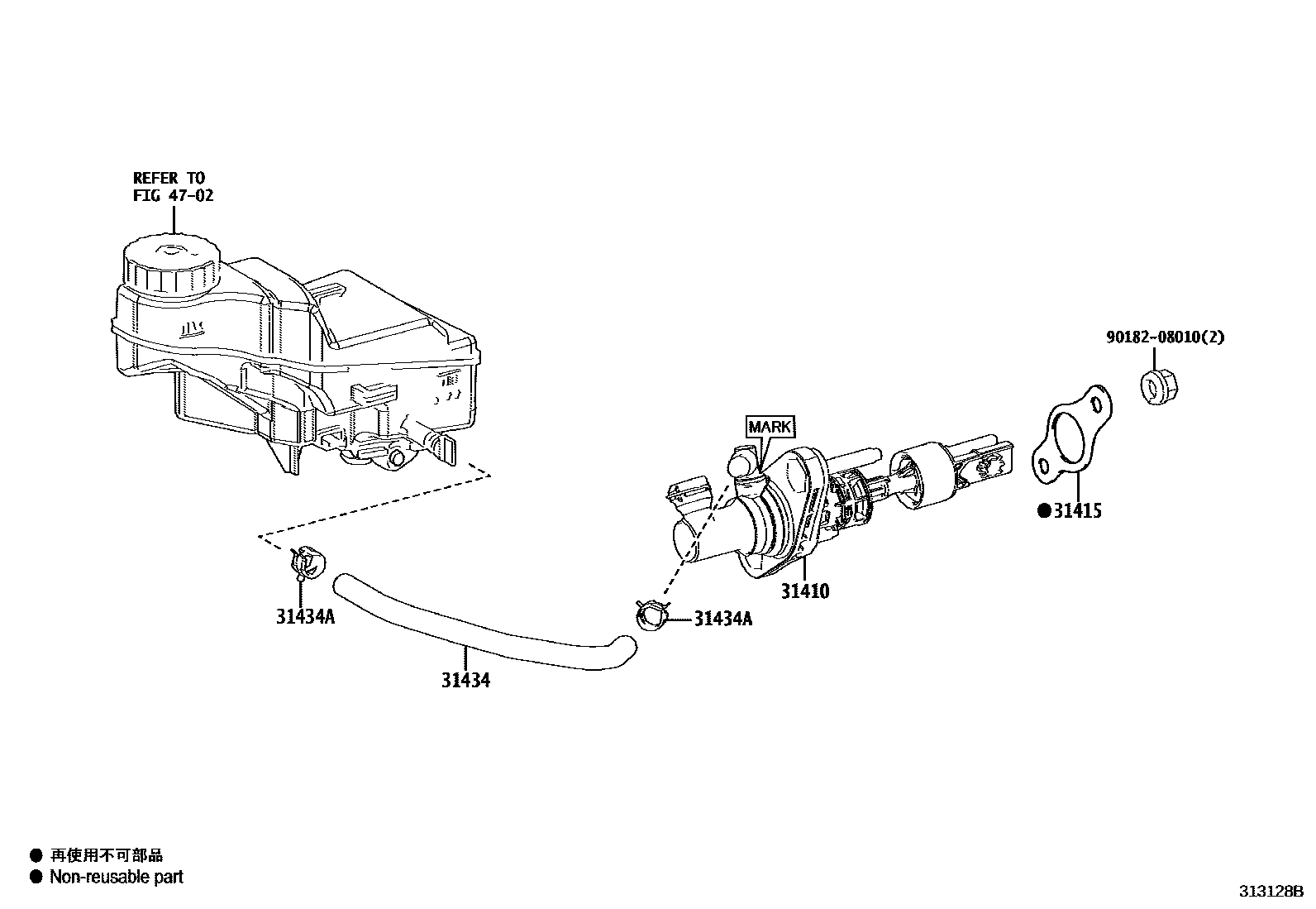3103 — CLUTCH MASTER CYLINDER