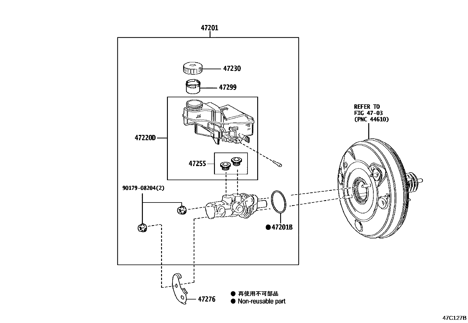 4702 — BRAKE MASTER CYLINDER