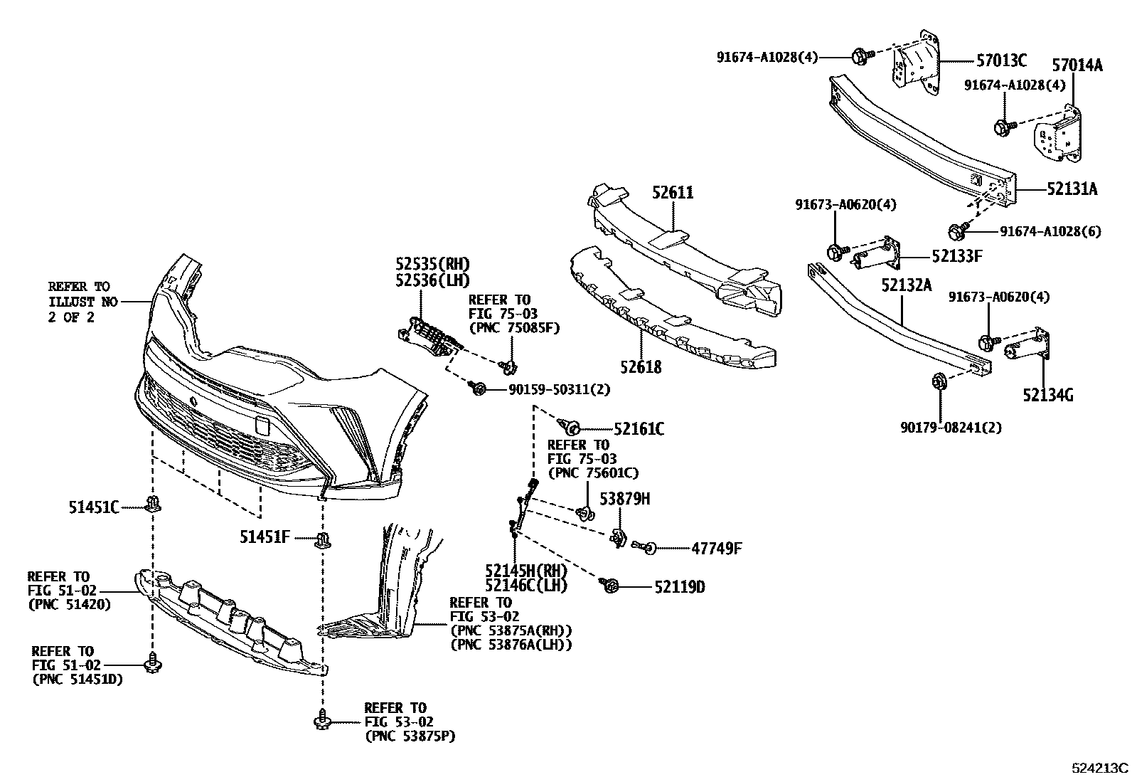 5201 — FRONT BUMPER & BUMPER STAY