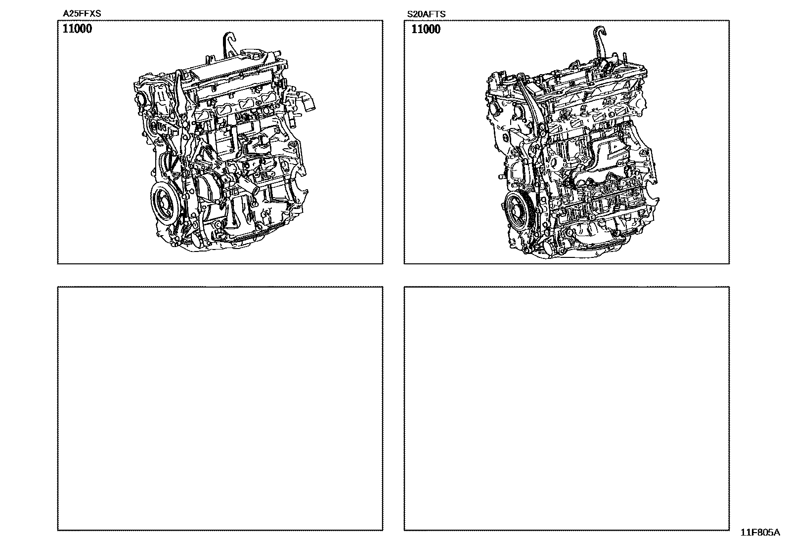 1101 — PARTIAL ENGINE ASSEMBLY