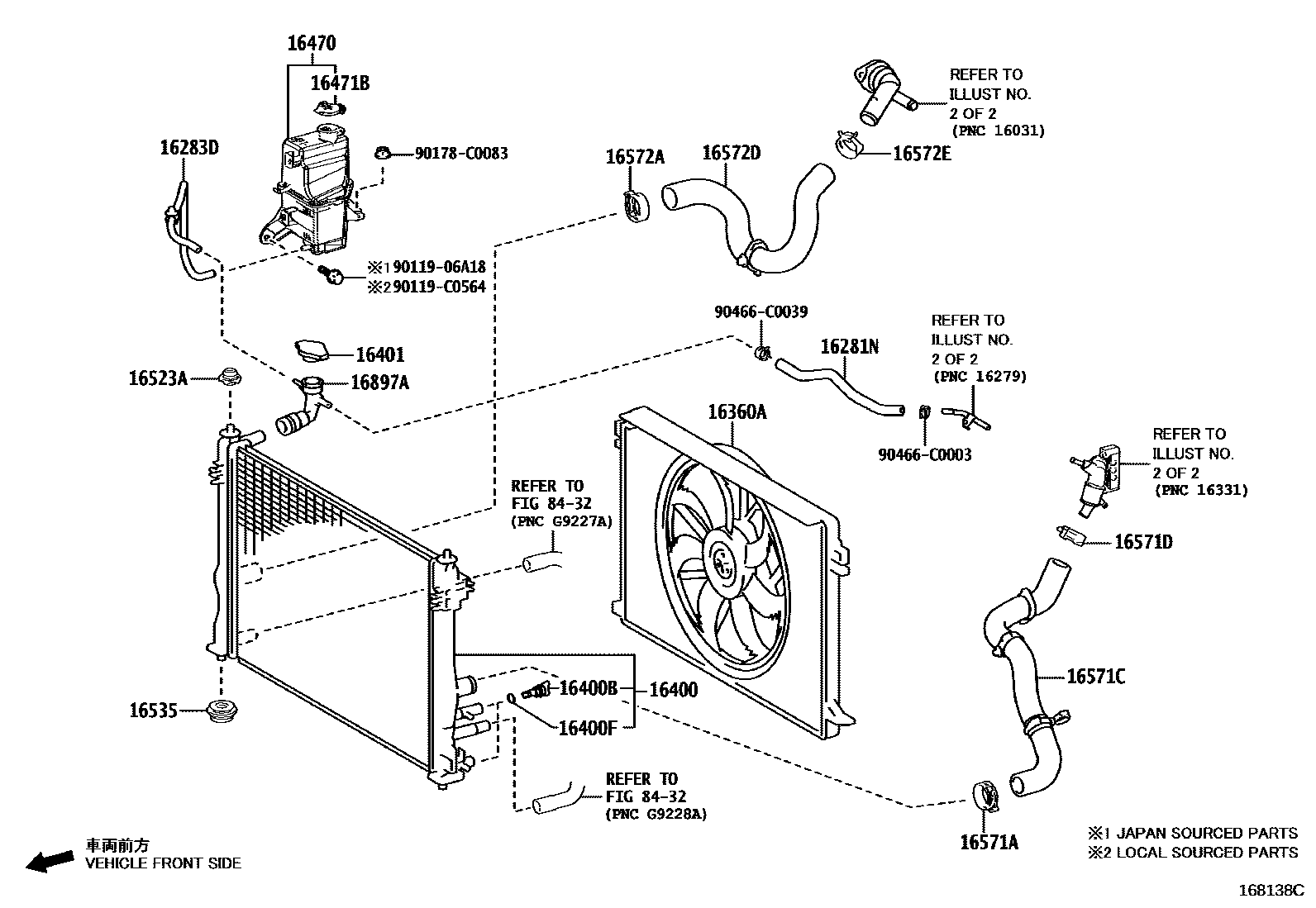 1603 — RADIATOR & WATER OUTLET
