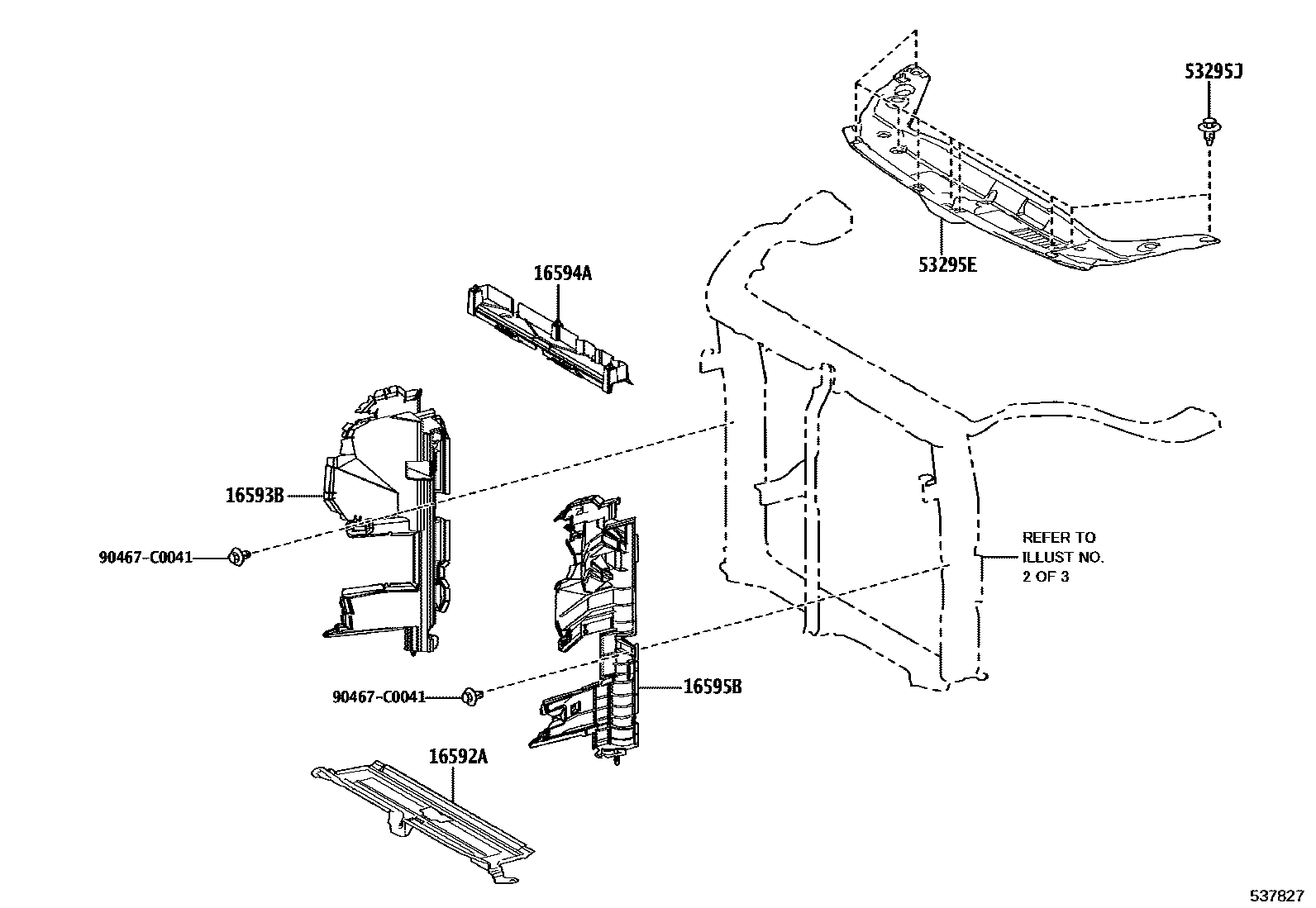 5304 — FRONT FENDER APRON & DASH PANEL