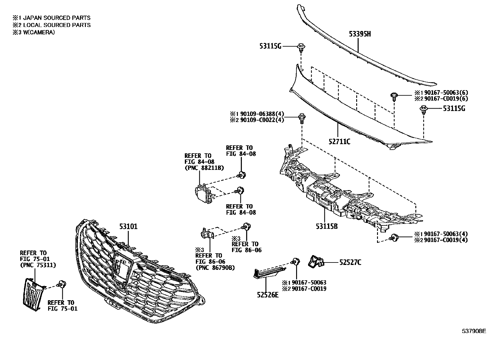 5301 — RADIATOR GRILLE